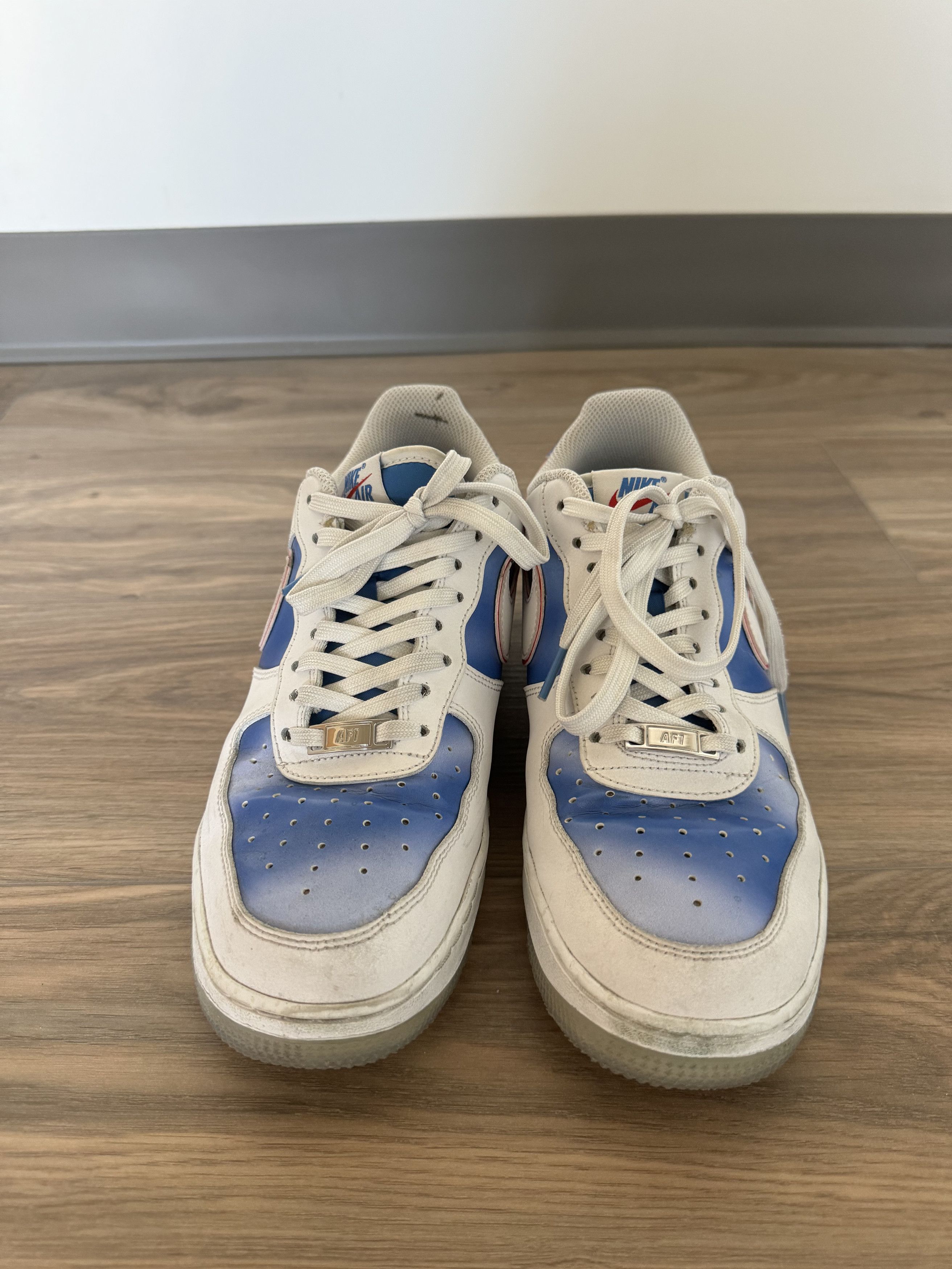 Nike AF1 Pacific Blue Size US 8.5 / EU 41-42 - 3 Thumbnail