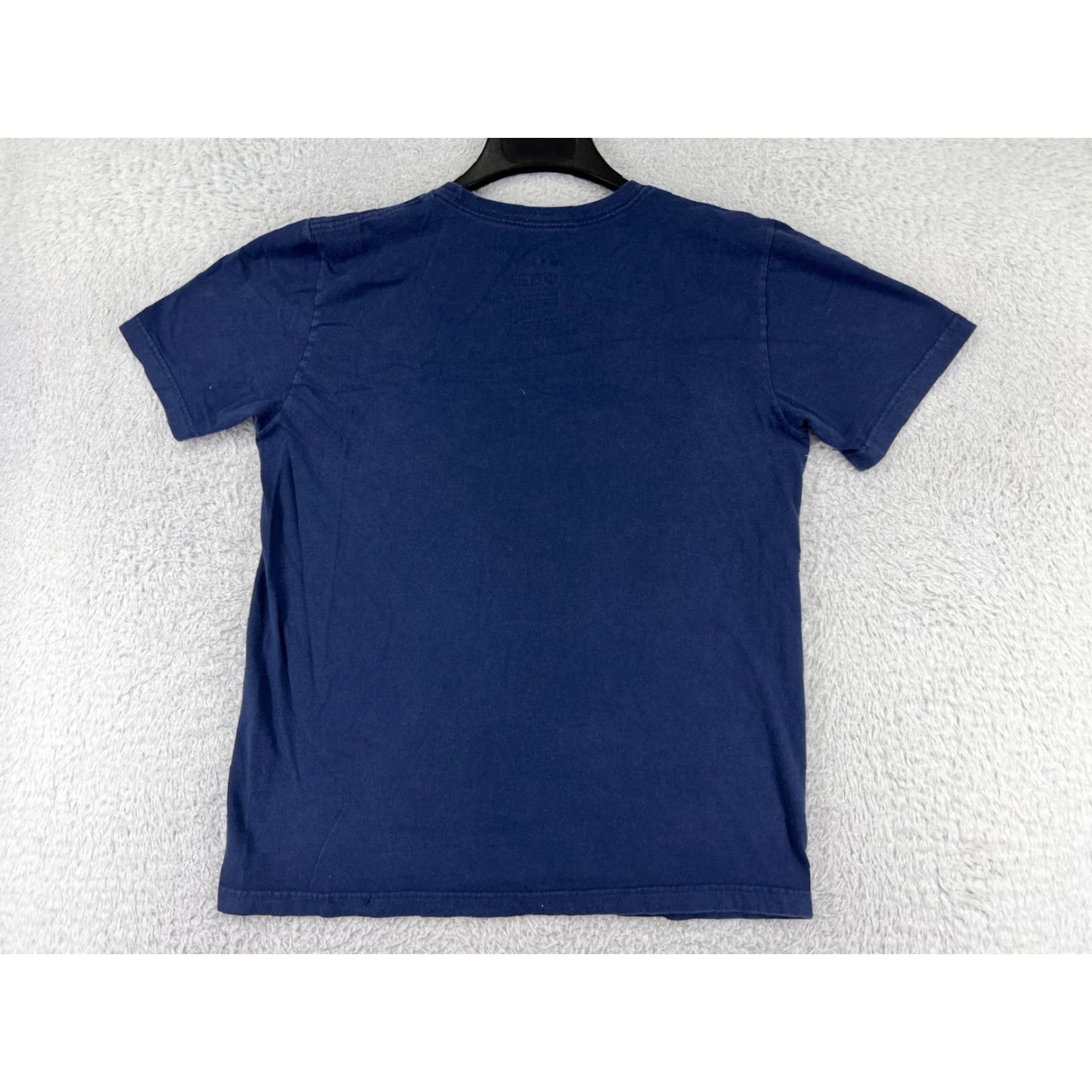 Nike Nike Shirt Men's Medium Blue Swoosh Logo Basketball Crewneck 100% Cotton Retro Logo Sports Shirt Mens Size US M / EU 48-50 / 2 - 2 Thumbnail