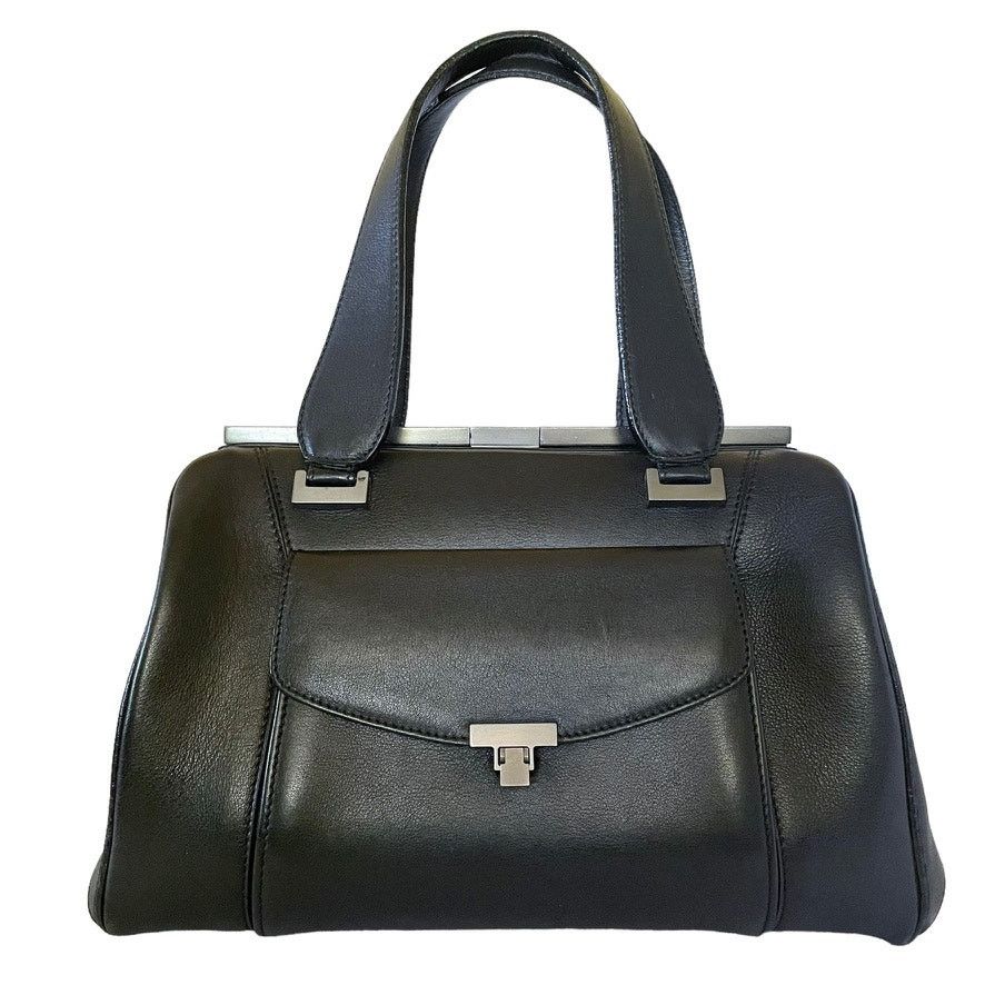 Other RARE L'Wren Scott Lula Black Leather Handbag Shoulder Purse Size ONE SIZE - 1 Thumbnail