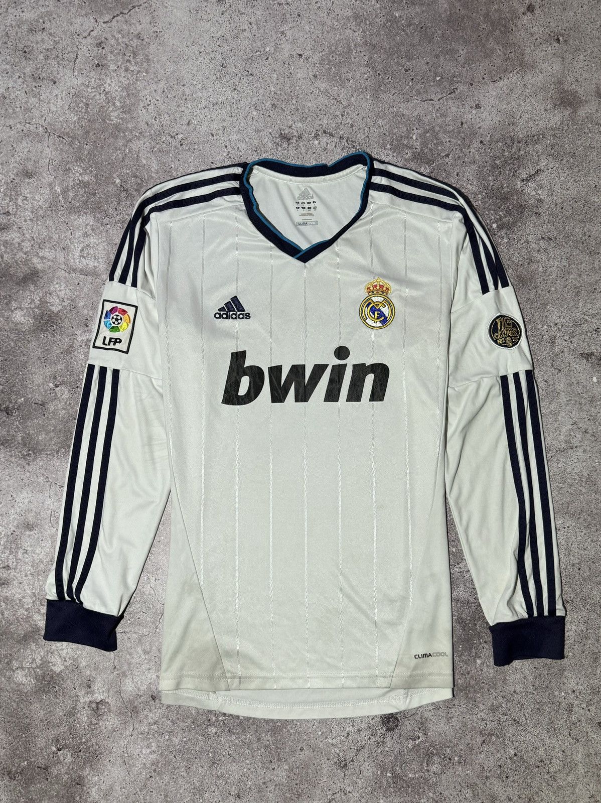 Real Madrid 2012 Adidas Soccer Jersey Football Long Sleeve