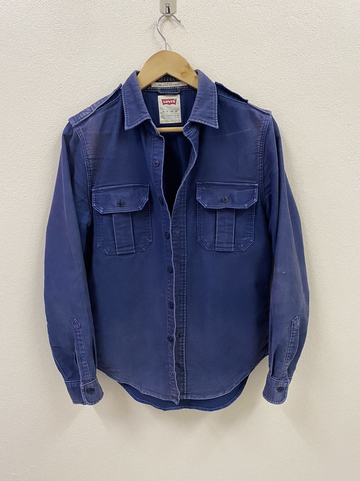 Levi's × Vintage Vtg Levis Shirt Jacket Size US S / EU 44-46 / 1 - 1 Thumbnail