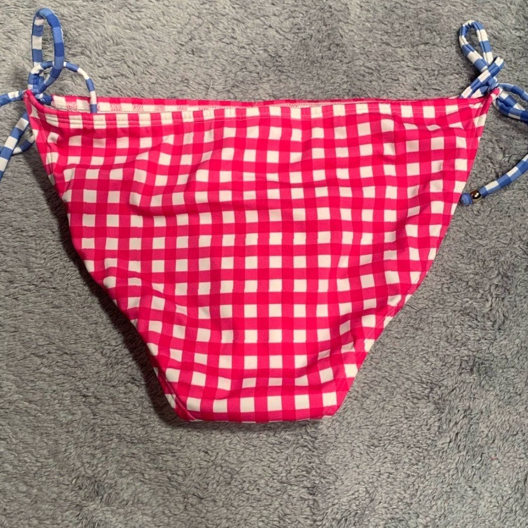 Vineyard Vines Vineyard Vines Cover Up Women XL Pink Gingham Blue Swim Bottoms Size 40" / US 18 - 7 Thumbnail