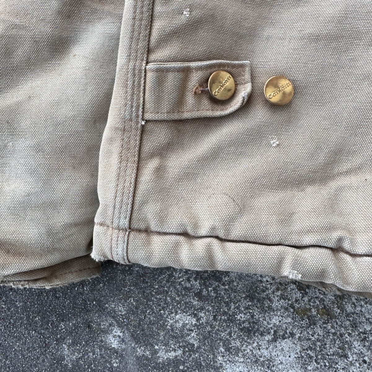 Carhartt Thrashed 90’s Arctic Faded Dirty Work Jacket Detroit Size US L / EU 52-54 / 3 - 17 Thumbnail