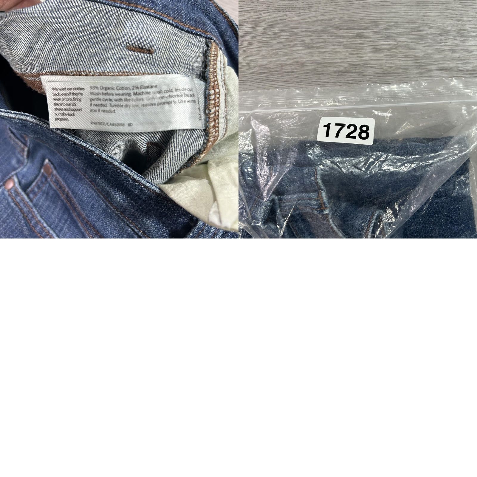 Eileen Fisher Eileen Fisher Jeans Womens 18 Blue Mid Rise Straight Denim Size 40" / US 18 - 9 Thumbnail