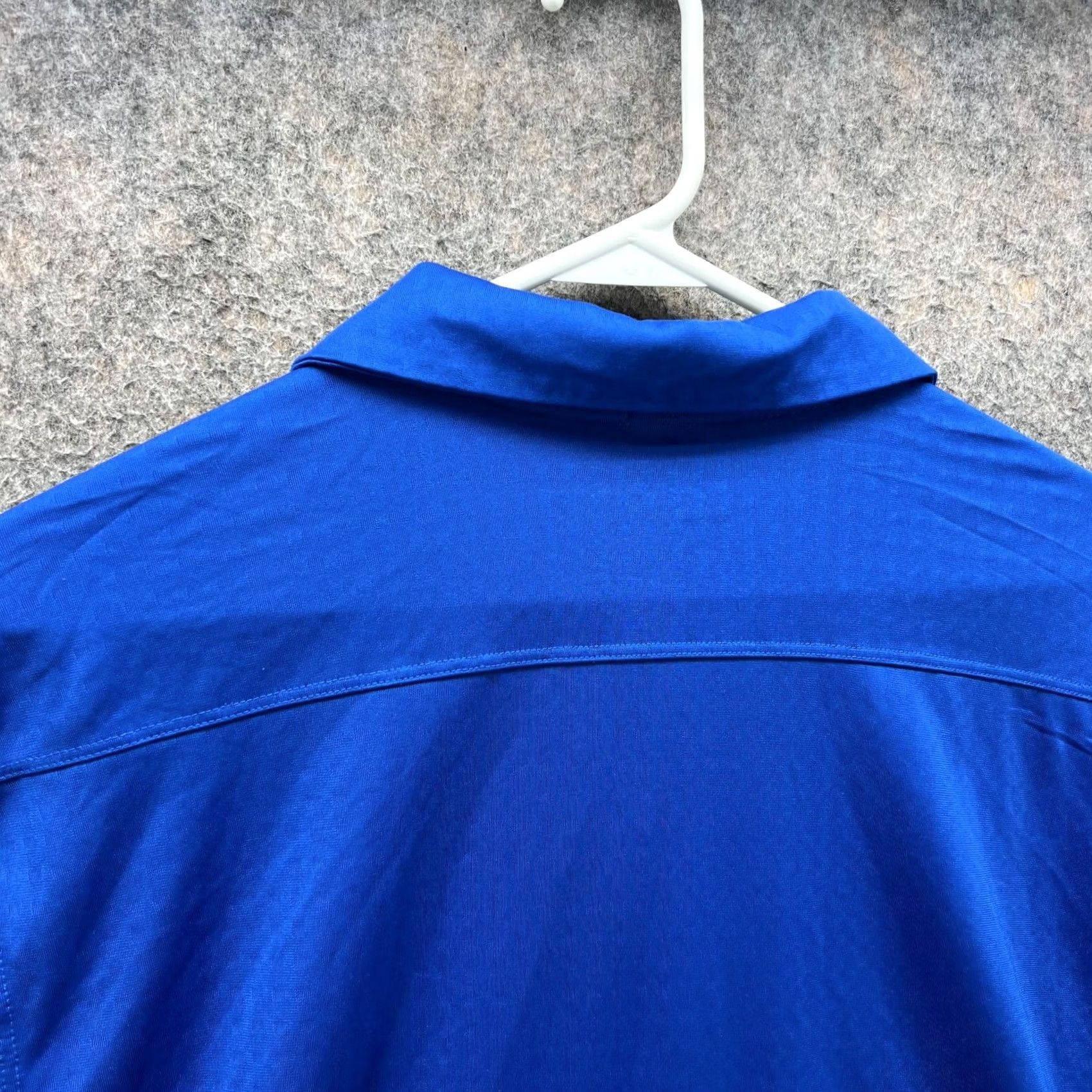 Nike VINTAGE Nike Polo Shirt Mens XL Royal Blue Golf 677387-480 Swoosh Stretch Golfer Casual Shirt Mens XL Blue Nike Golf Polo Size US XL / EU 56 / 4 - 3 Thumbnail