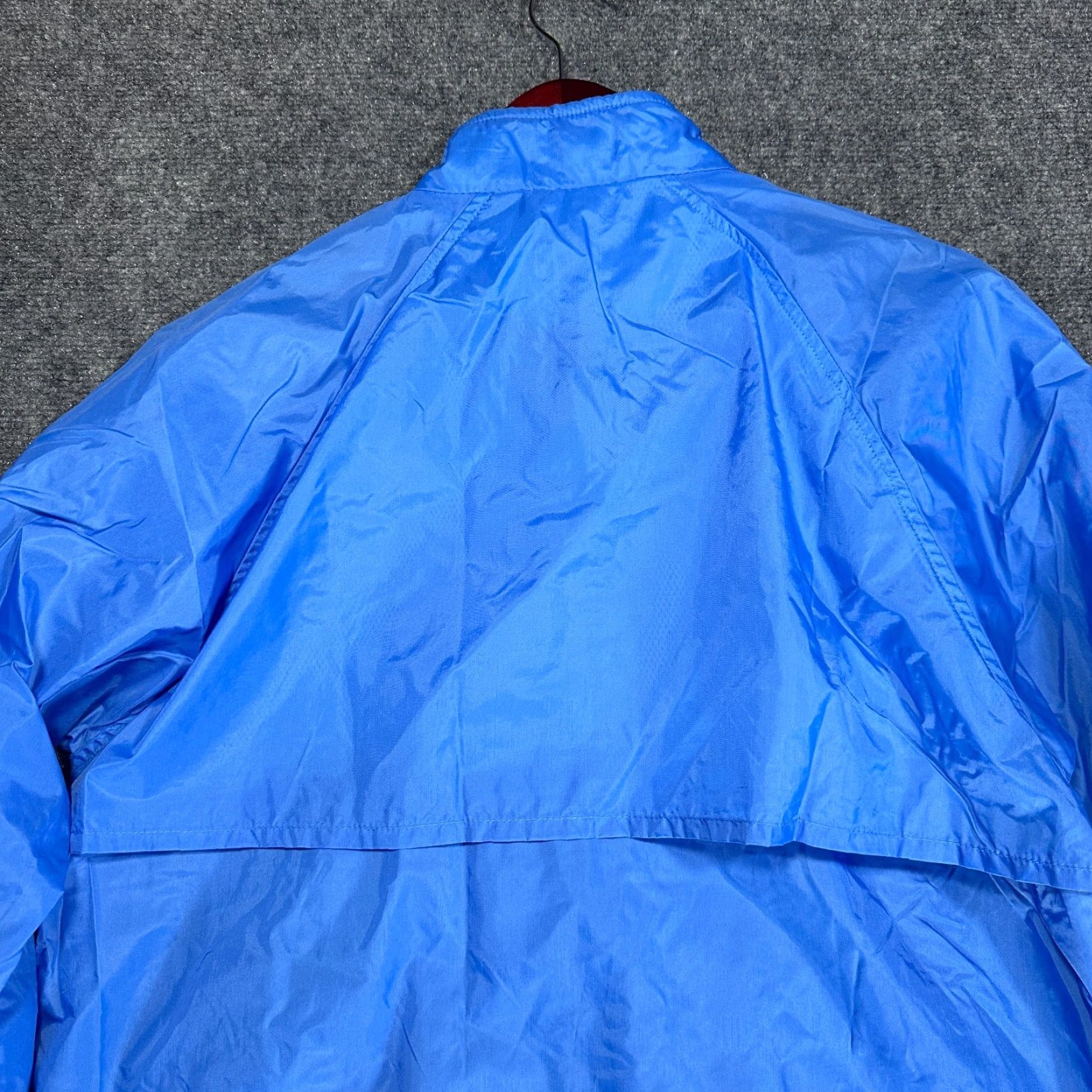 Lands' End Lands' End Jacket Womens M Blue Lightweight Full Zip Pockets Logo Nylon Windbreaker Activewear Casual Travel Full Zip Womens M Blue Lands' End Jacket Size M / US 6-8 / IT 42-44 - 7 Thumbnail