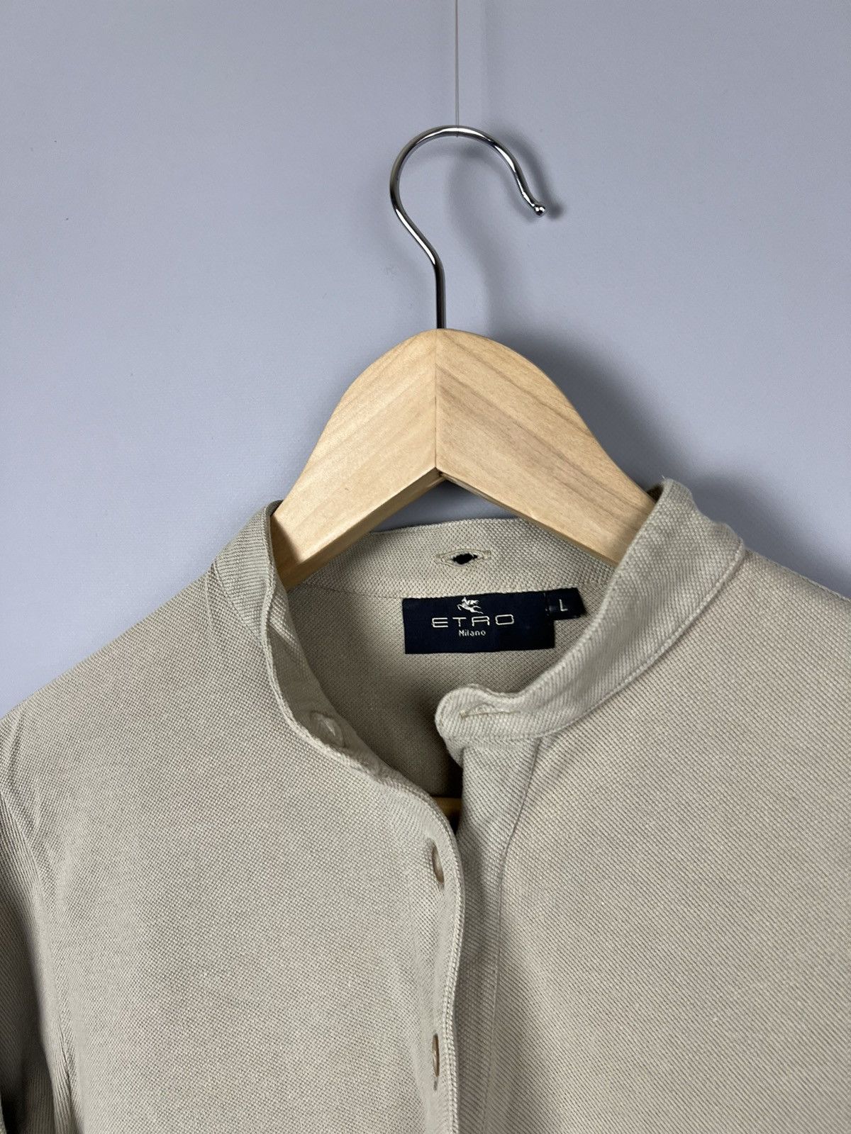 Etro Etro cotton Dress / Rugby Shirt with removable collar rare Size L / US 10 / IT 46 - 10 Thumbnail