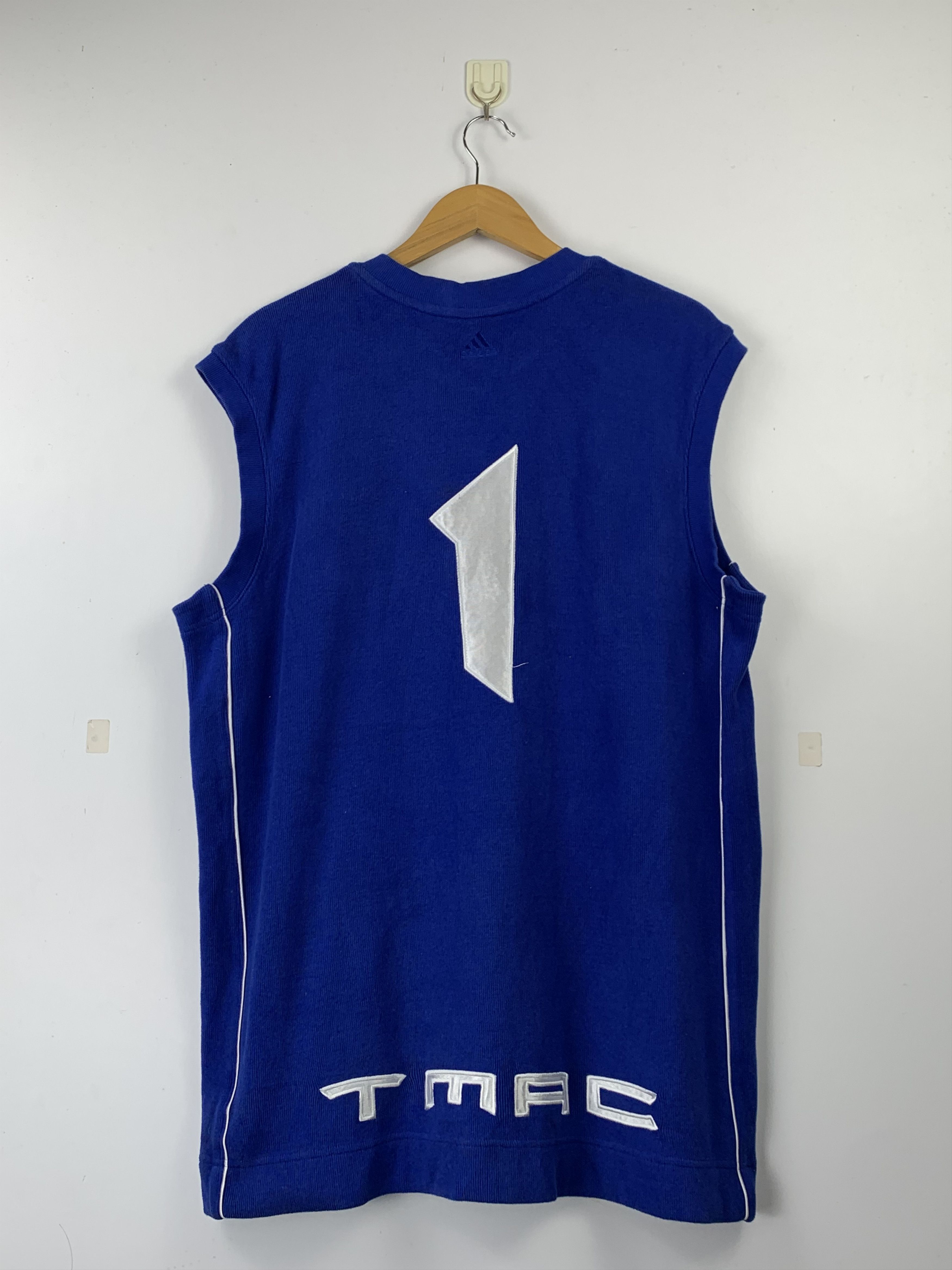 Vintage Vintage Adidas Sleeveless T Shirt TA0336 Size US L / EU 52-54 / 3 - 3 Thumbnail
