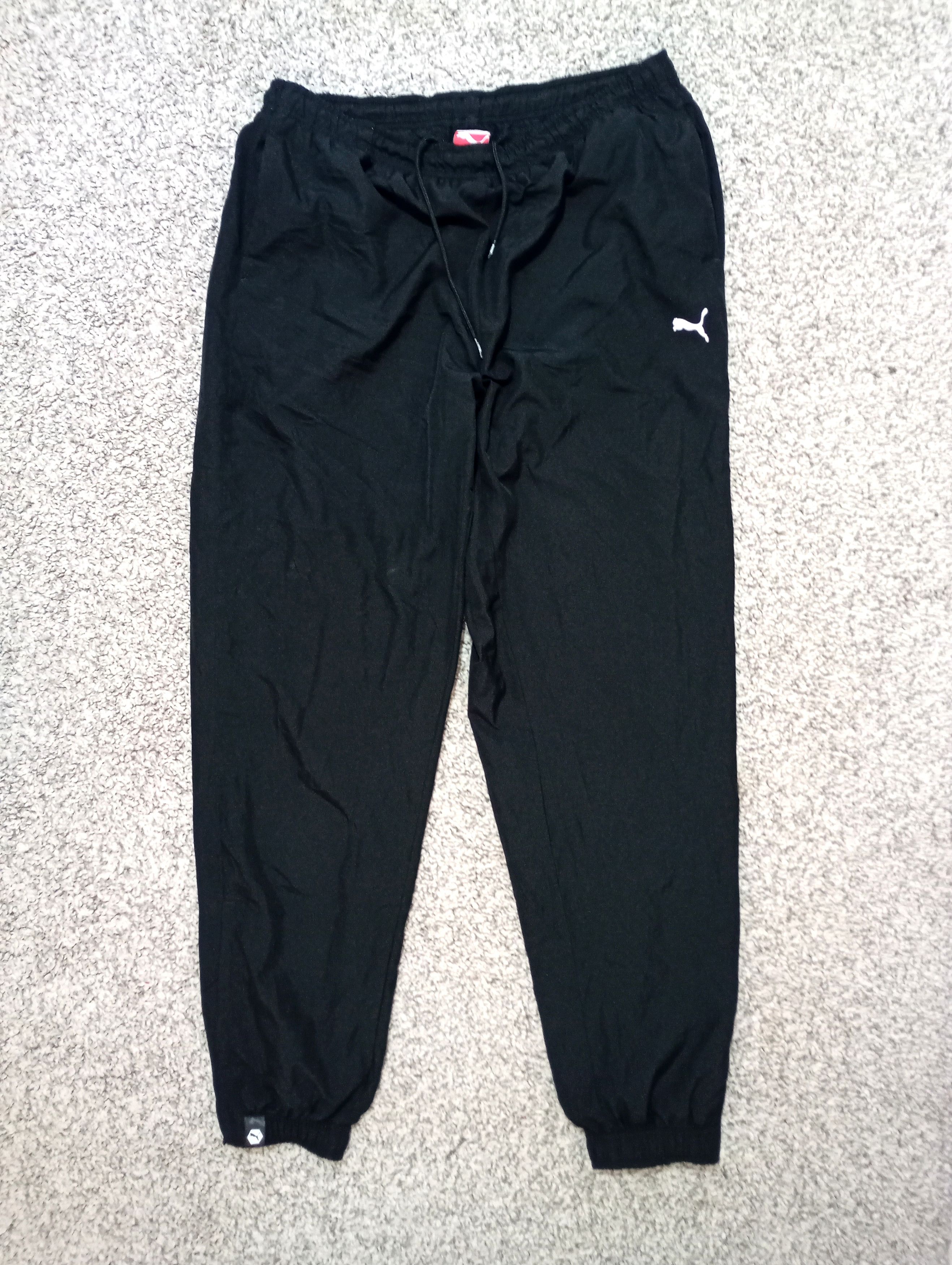 Puma × Vintage Puma Sweatpants Double Logo Vintage Y2K Nylon Drill Size US 35 - 1 Thumbnail