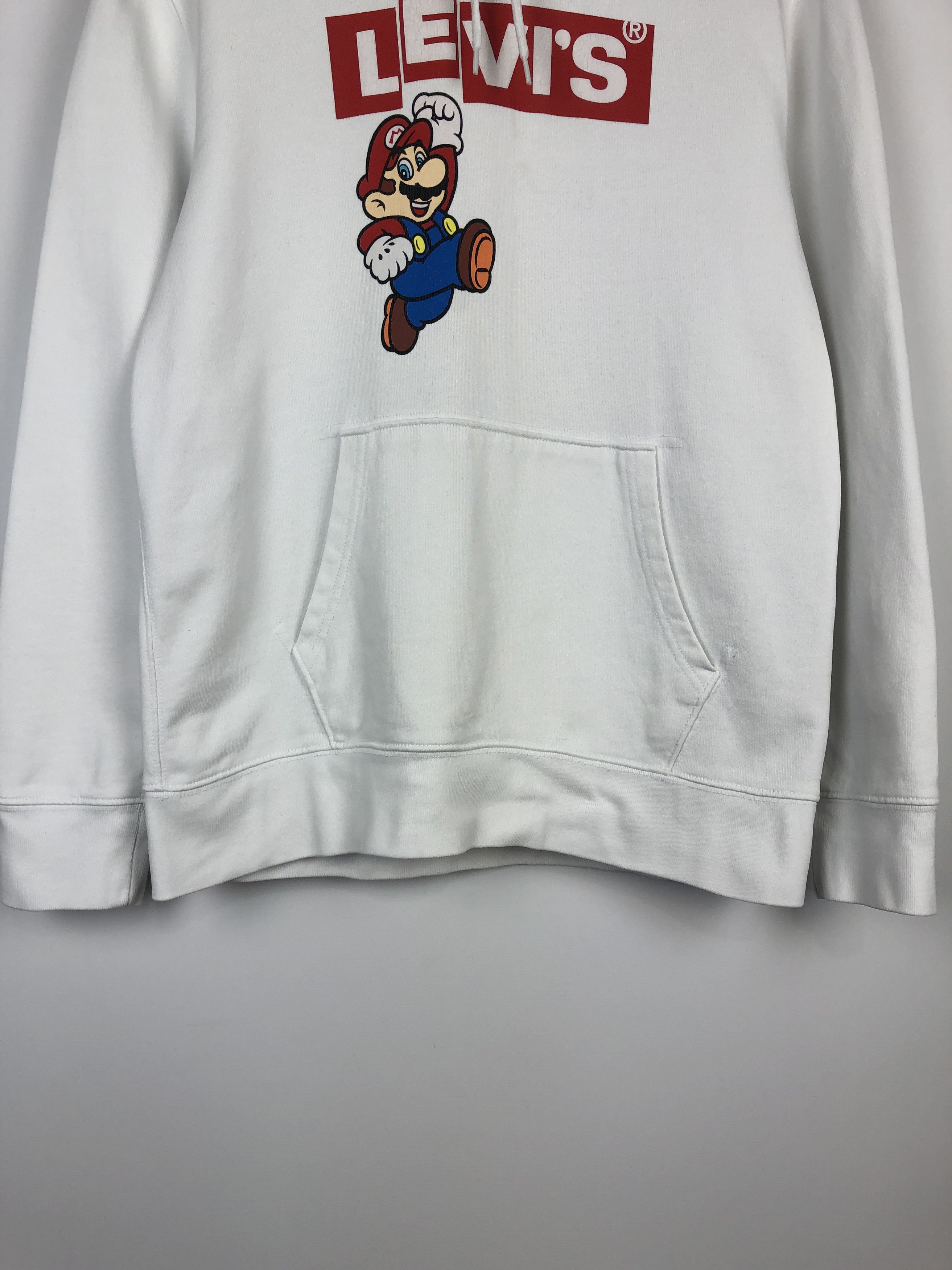Levi's Levi's x Mario Hoodie Pullover White size S Size US S / EU 44-46 / 1 - 3 Thumbnail