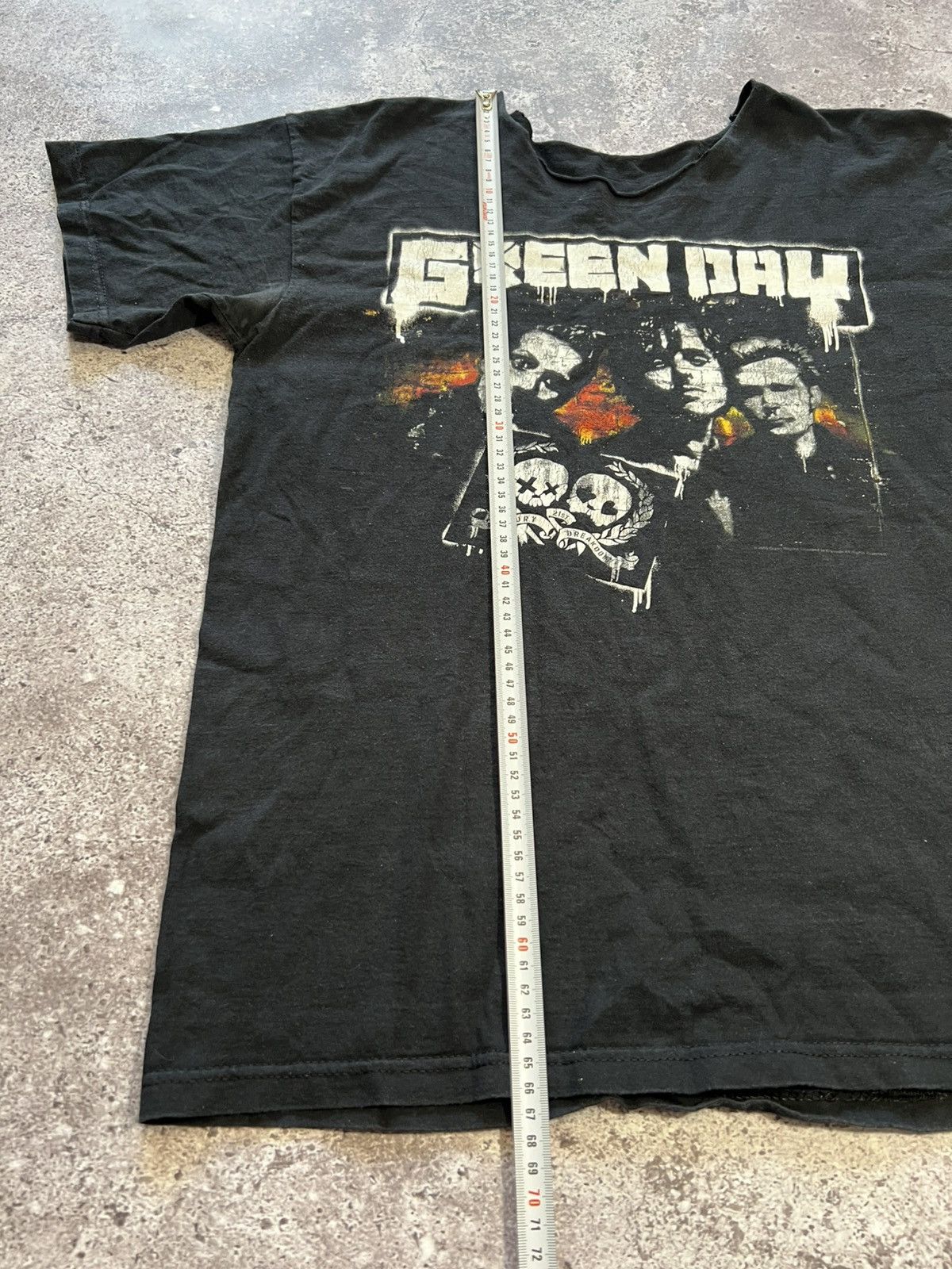 Band Tees × Vintage Vintage 2000s GREEN DAY TRASHED BAND TEE Size US M / EU 48-50 / 2 - 7 Thumbnail