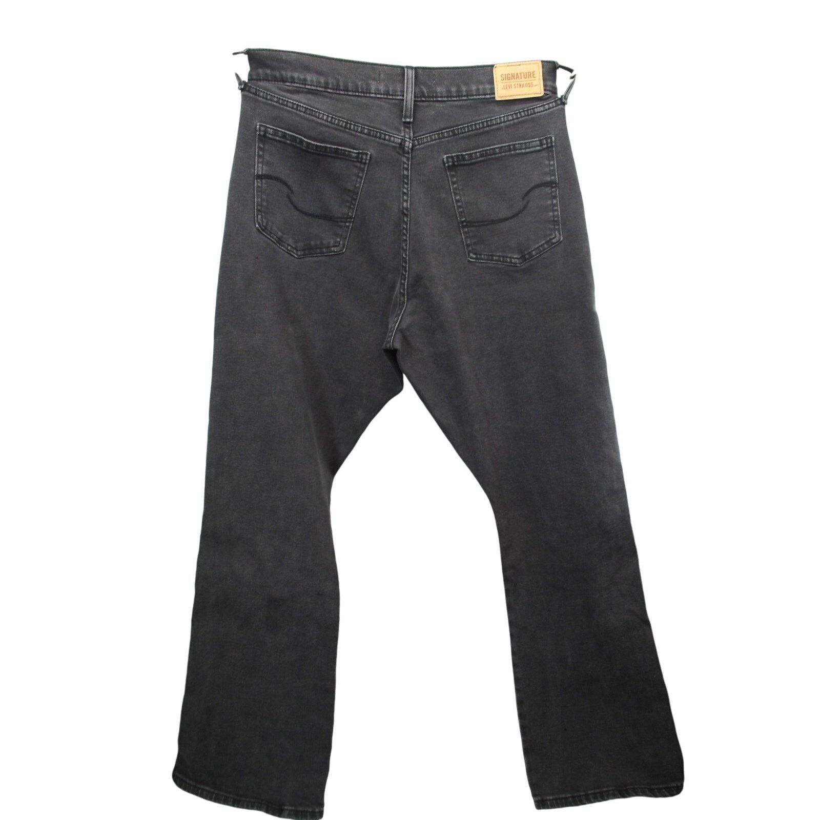 Levi's Signature Levi's Size 12 High Rise Kick Boot Black Denim Size 34" / US 12 / IT 48 - 2 Thumbnail