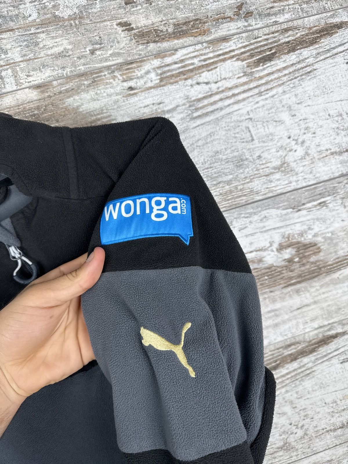 Puma × Vintage Mens Vintage Puma Newcastle United fleece sweatshirt jersey Size US L / EU 52-54 / 3 - 5 Thumbnail