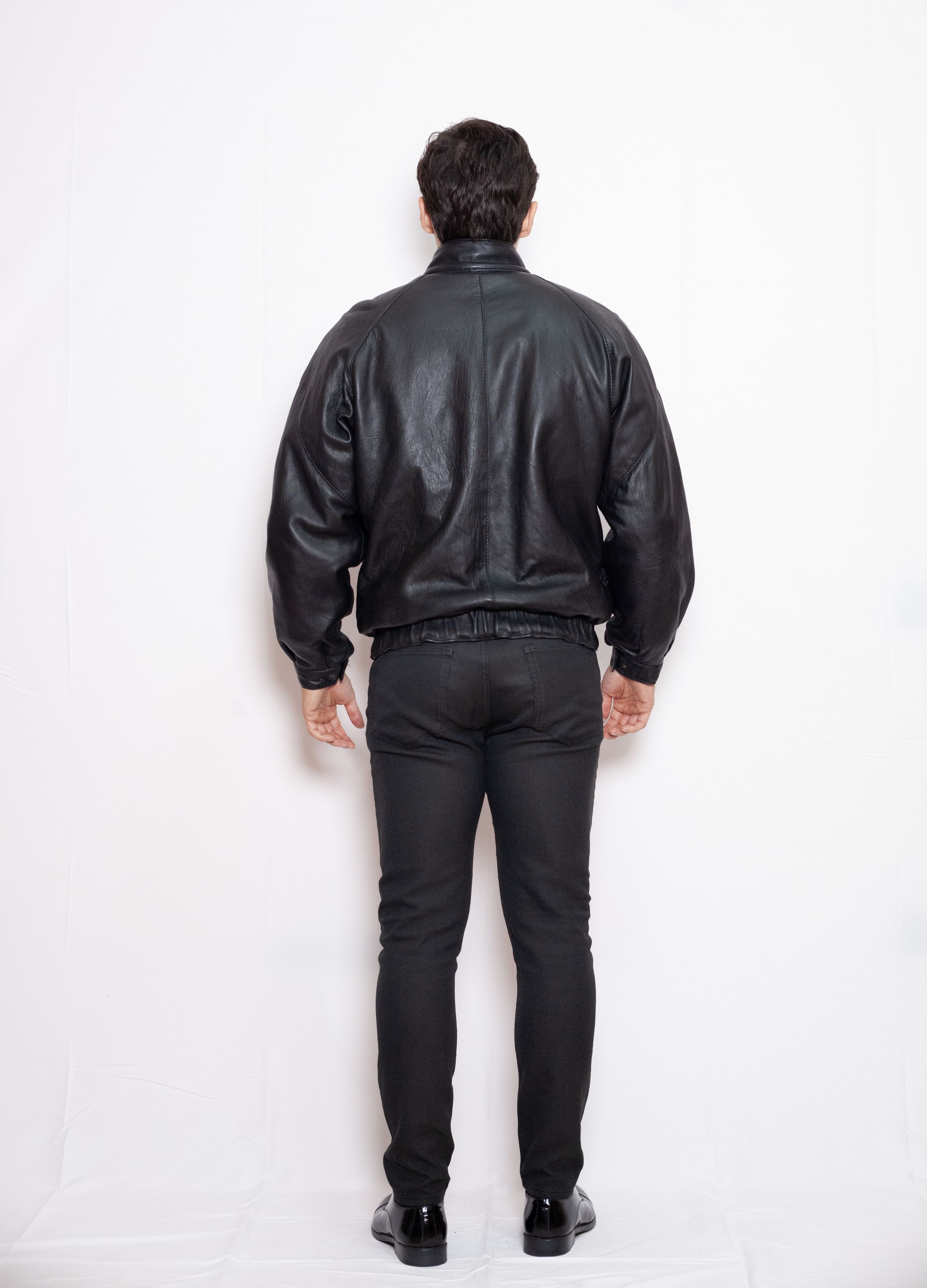 Vintage Vintage leather jacket made in Italy AA02 Size US L / EU 52-54 / 3 - 8 Thumbnail