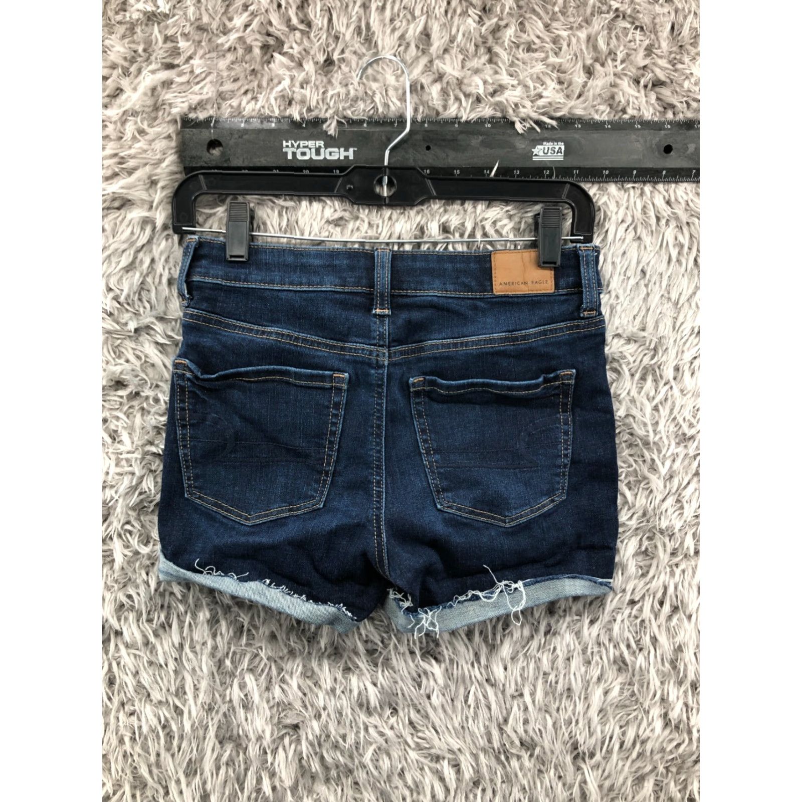 American Eagle Outfitters American Eagle Shorts Womens Size 2 High Rise Medium Wash Blue Denim Size 26" / US 2 / IT 38 - 4 Thumbnail