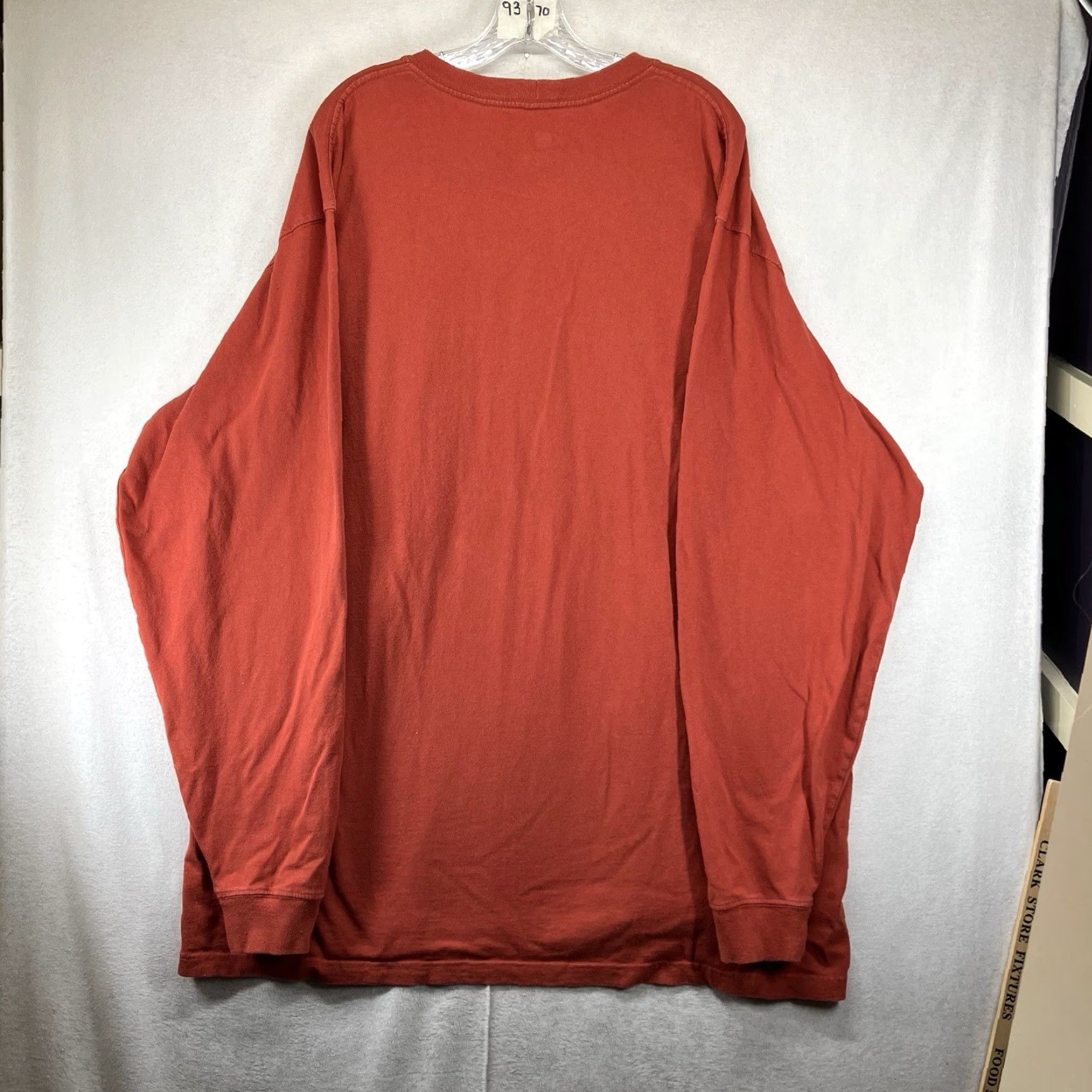 Carhartt Carhartt T-Shirt Men's Long Sleeve Heavyweight Orange 2XL Tall Regular Cotton Crew Neck UV? (Wait) Size US XXL / EU 58 / 5 - 2 Thumbnail