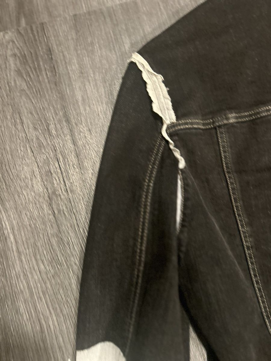 Rick Owens × DRKSHDW Panel Painted Panel Denim Jacket Size US M / EU 48-50 / 2 - 6 Thumbnail