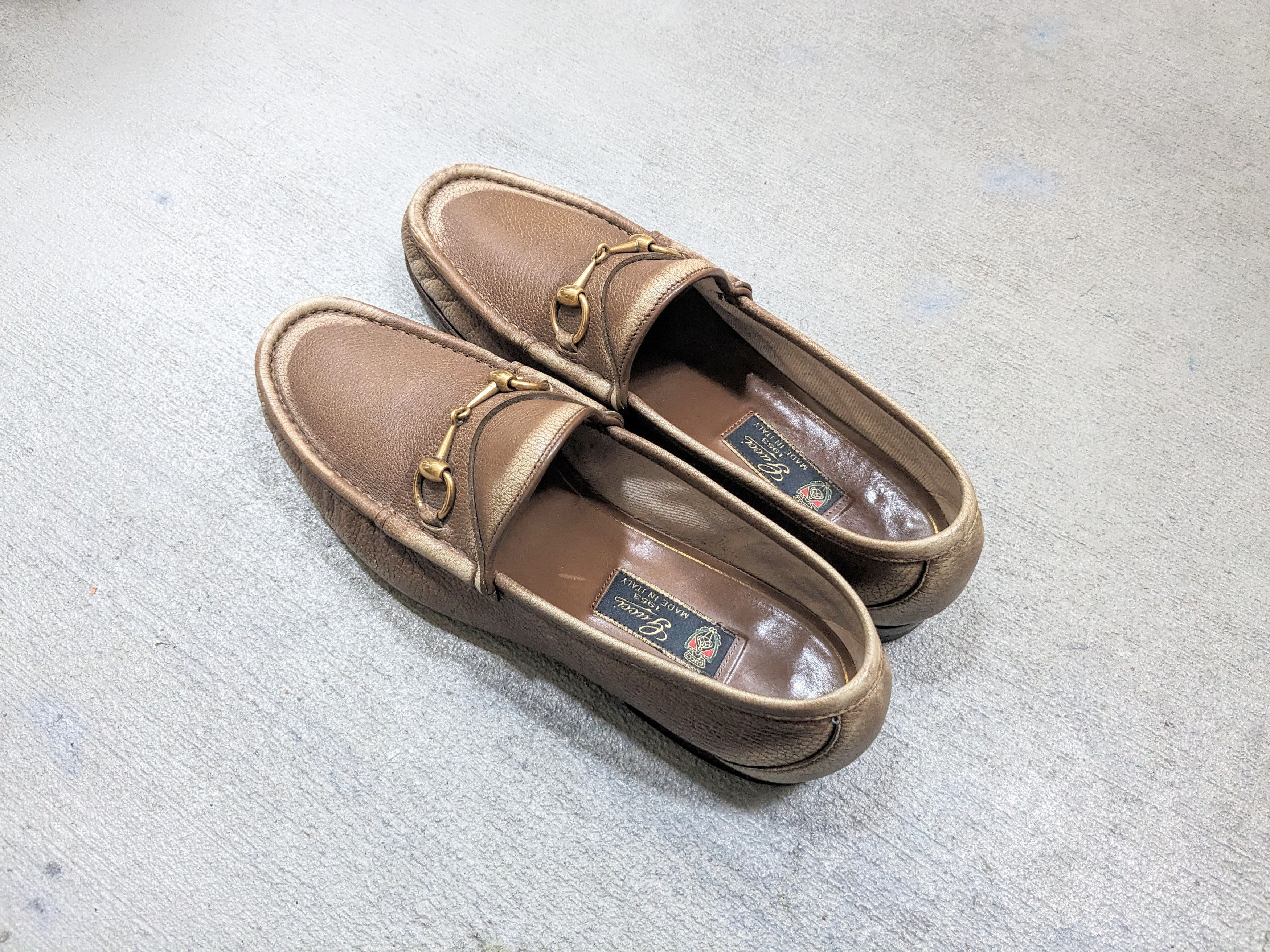 Gucci Gucci Horsebit Loafers Brown Leather Size 11 Italy Slip On Size US 11 / EU 44 - 14 Thumbnail