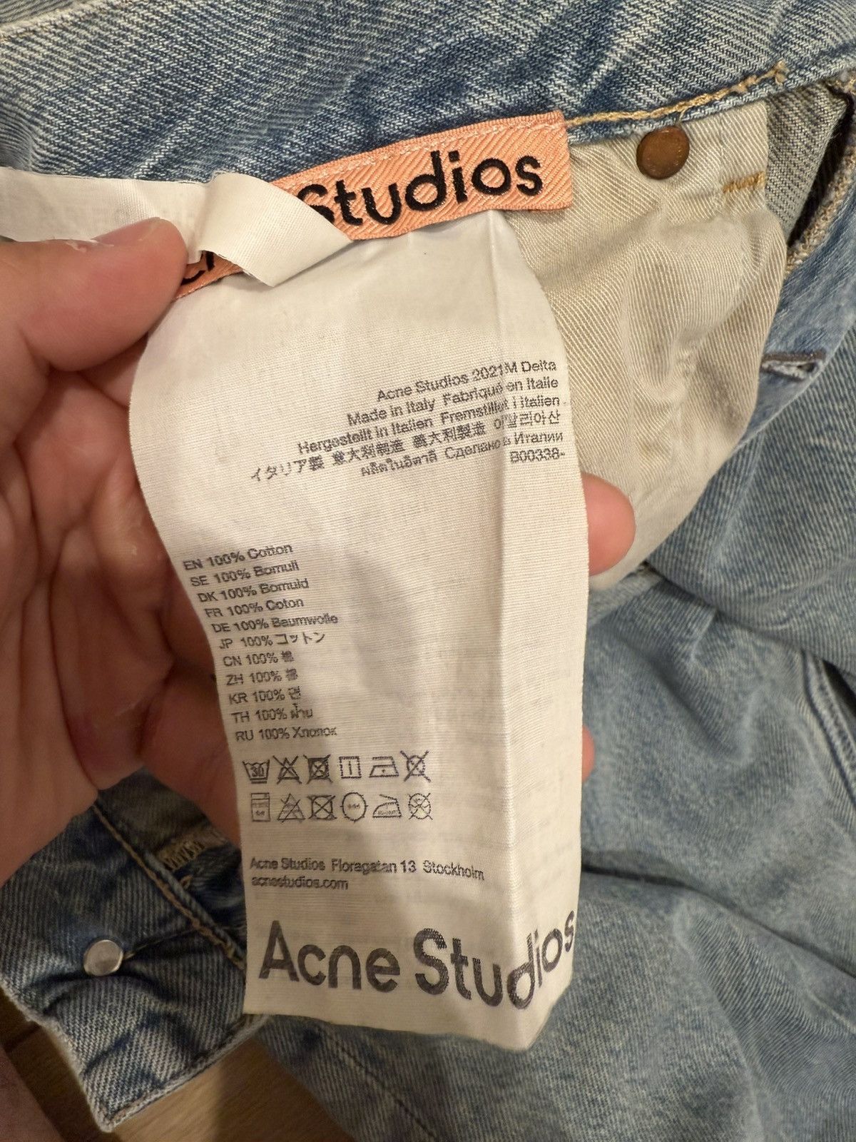 Acne Studios Acne Studios 2021M Delta Size US 30 / EU 46 - 5 Thumbnail