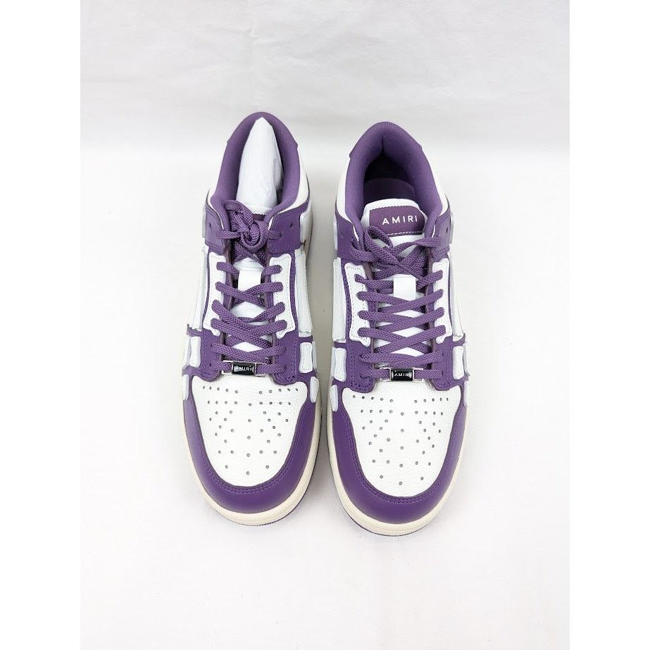 Amiri o1rshd1 Skeleton Low-Top Sneakers in Purple/White Size US 12 / EU 45 - 15 Thumbnail