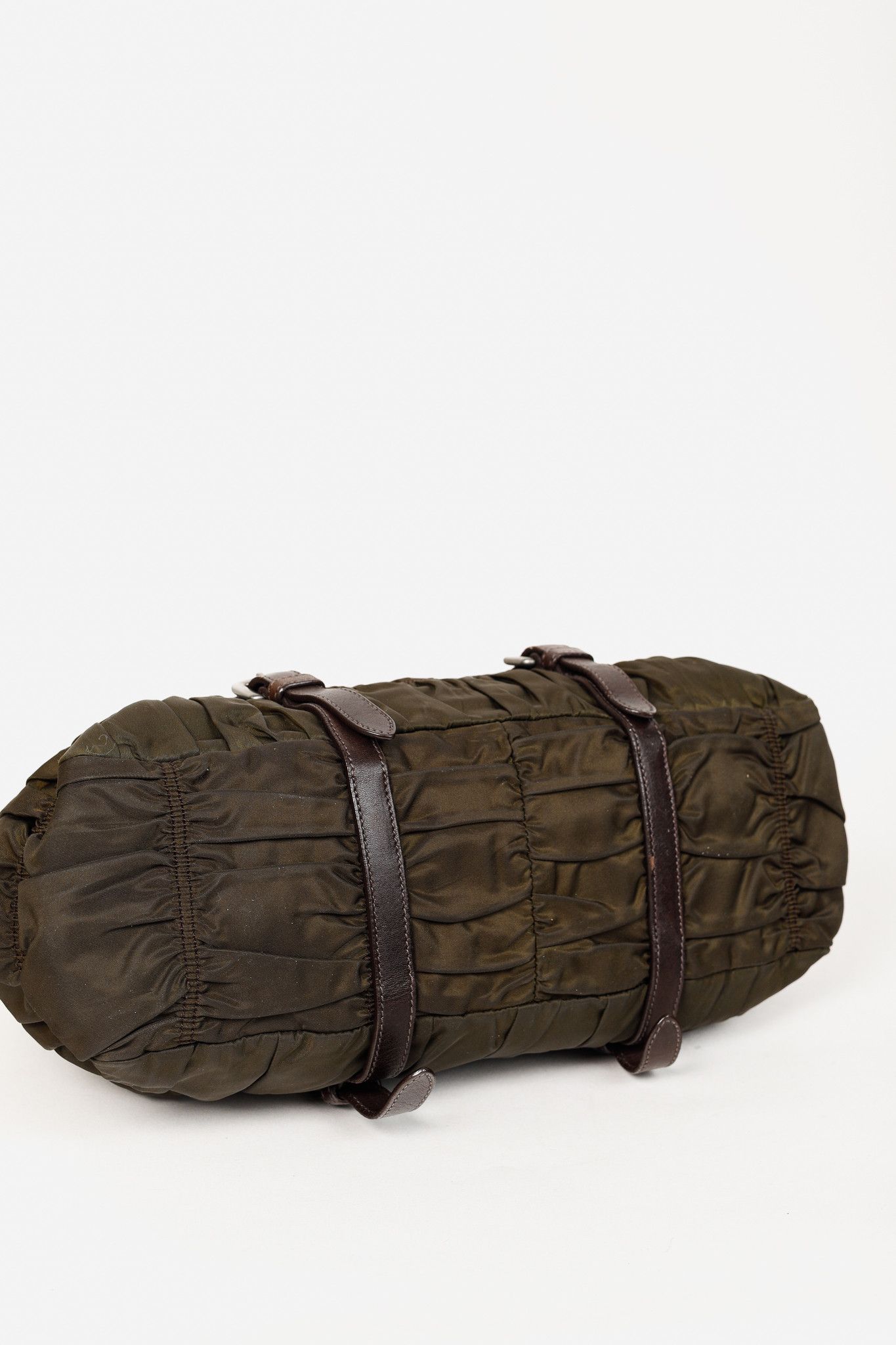 Prada Prada Resort 2007 Green Tessuto Gaufre Nylon Shoulder Bag Size ONE SIZE - 5 Thumbnail