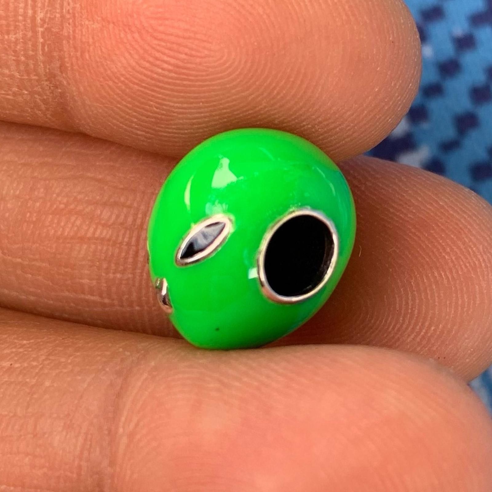 Other NWOT Alien Head Charm Sterling Silver 925 Size ONE SIZE - 4 Thumbnail