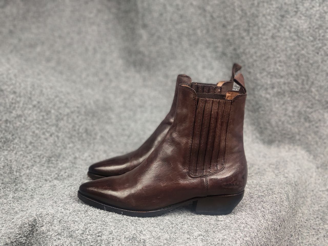 Elia Maurizi Elia Maurizi Design Leather western chelsea ankle Boots Size US 9 / IT 39 - 10 Thumbnail