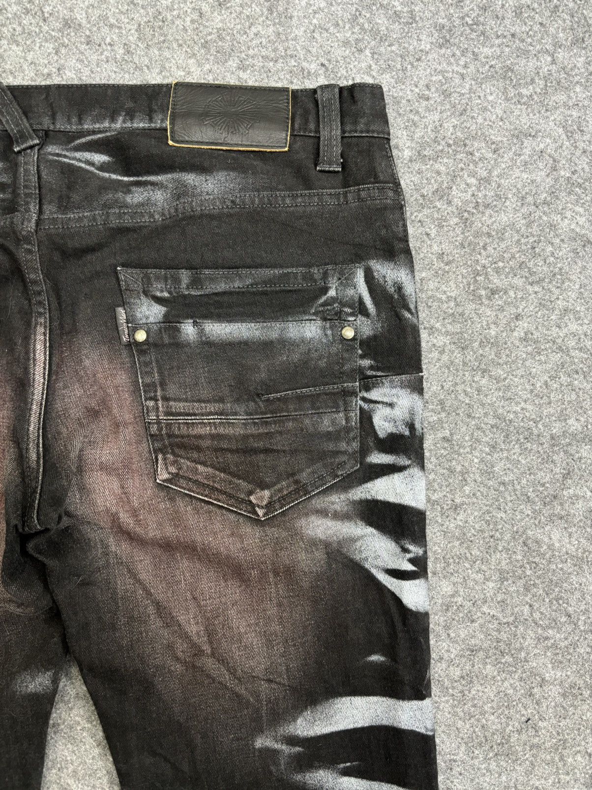 Tornado Mart 💥Archival Flare💥Tornado Mart Insane Sick Art Denim F513 Size US 34 / EU 50 - 15 Thumbnail