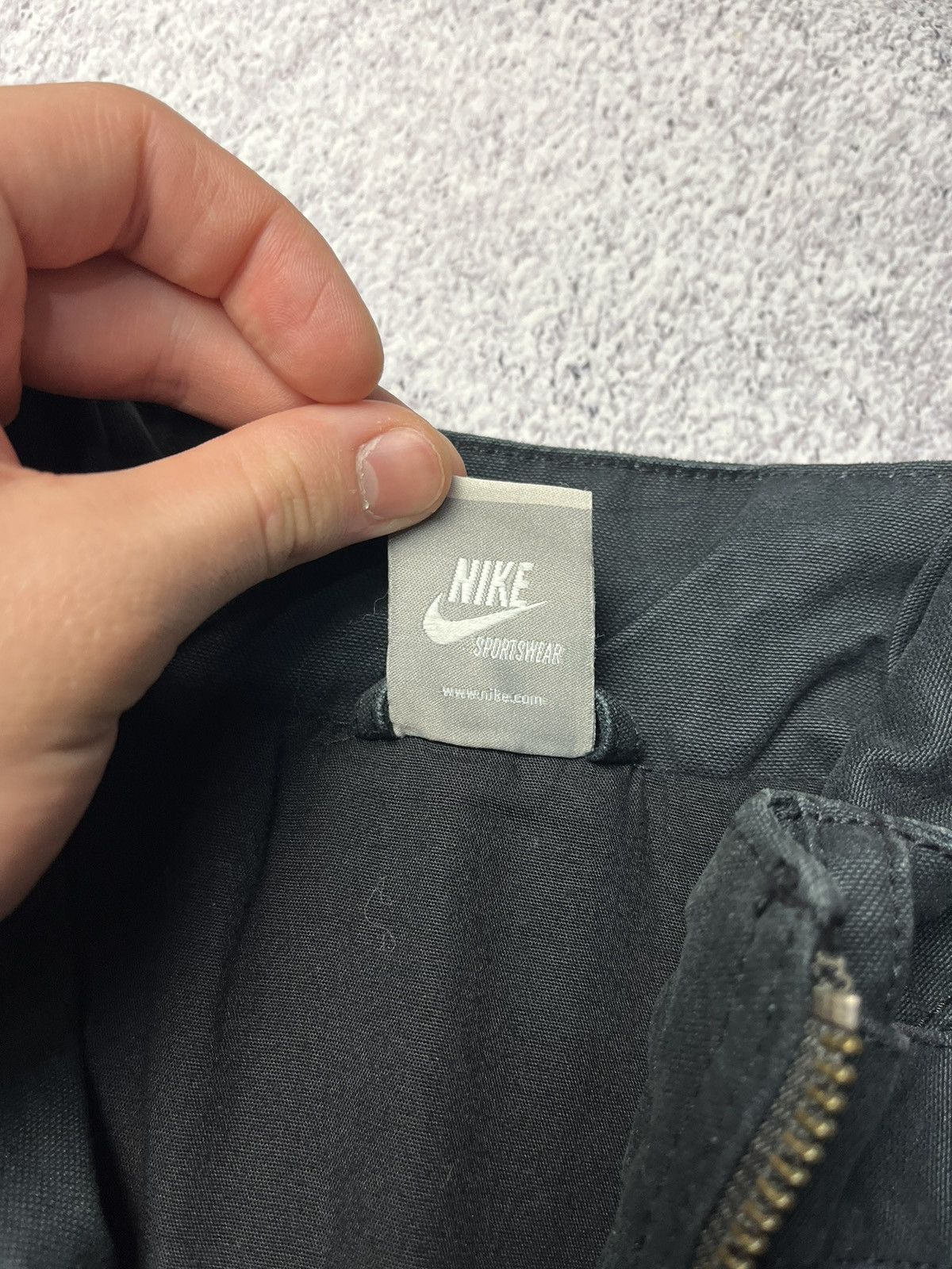 Nike Vintage Nike Denim Jacket omber Rare Pocket Zip Size L/ Size US M / EU 48-50 / 2 - 15 Thumbnail