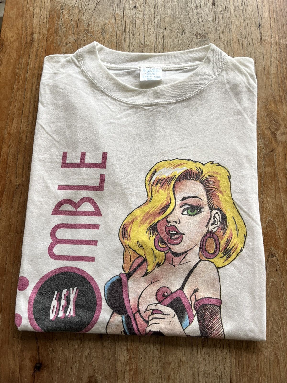 Vintage Vintage 6EX BOMBLE Art design Tshirt Size US XXL / EU 58 / 5 - 1 Thumbnail
