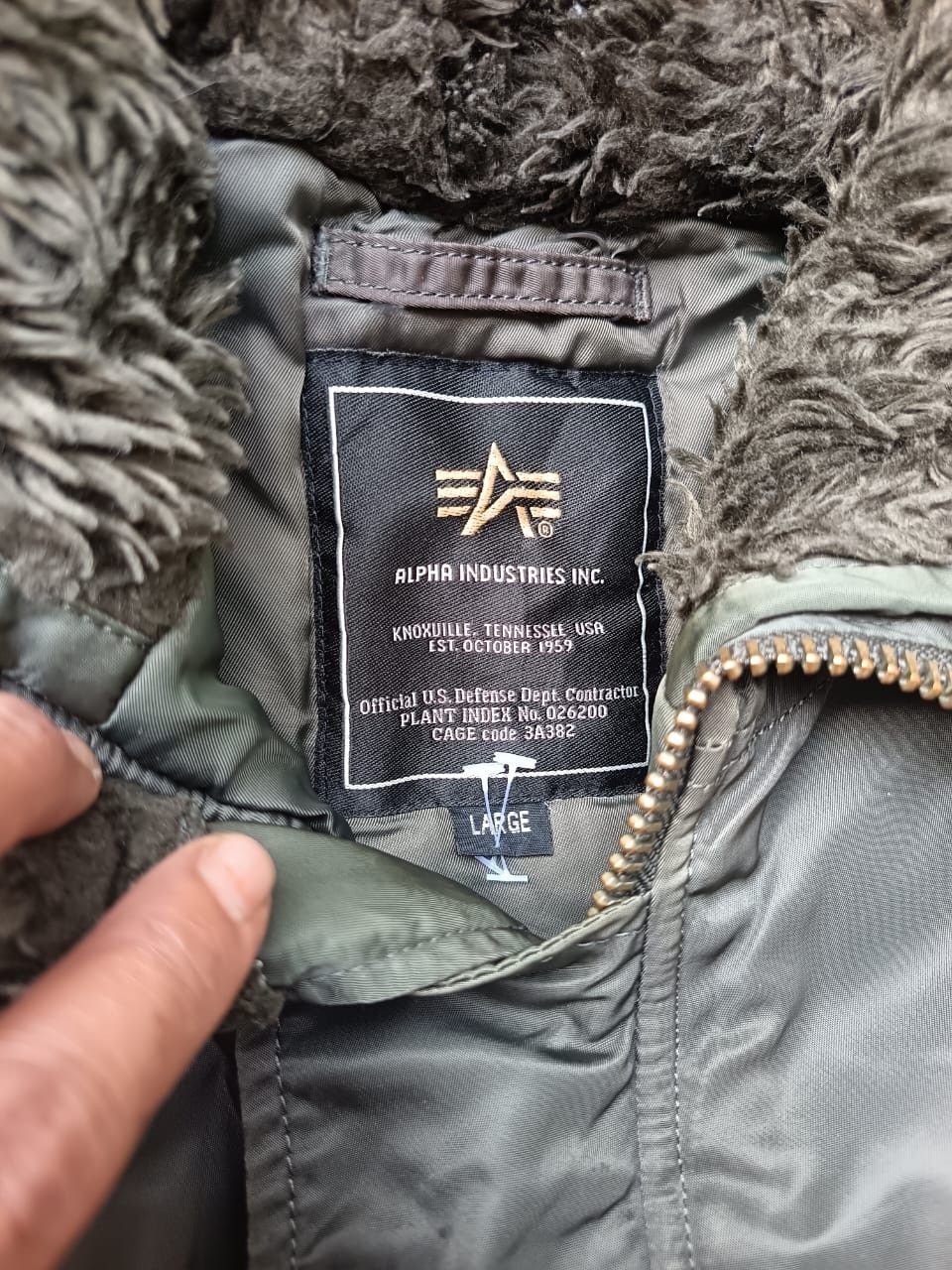 Alpha Industries × Vintage Alpha industries parka winter jacket Size US L / EU 52-54 / 3 - 5 Thumbnail