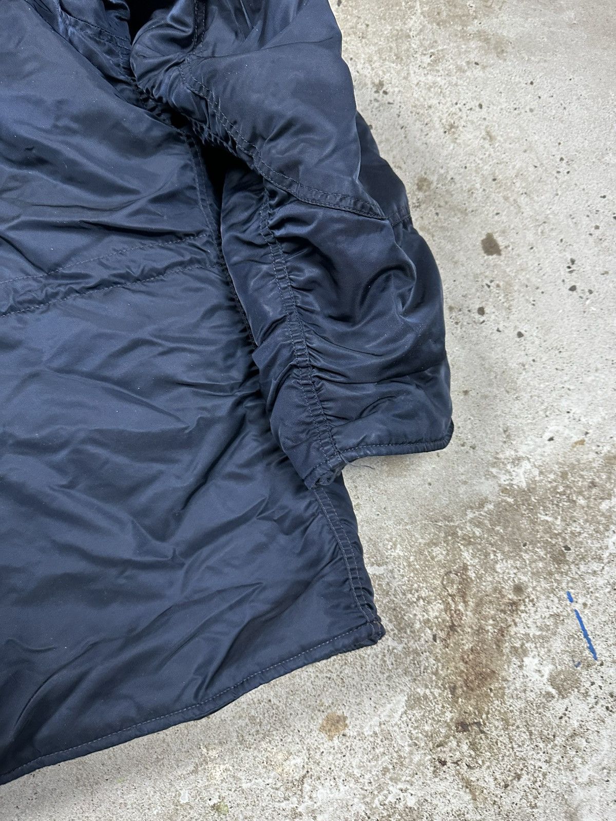 Alpha Industries × Vintage Vintage Y2K Alpha Industries Parka N-3B N Navy Jacket Size US M / EU 48-50 / 2 - 15 Thumbnail