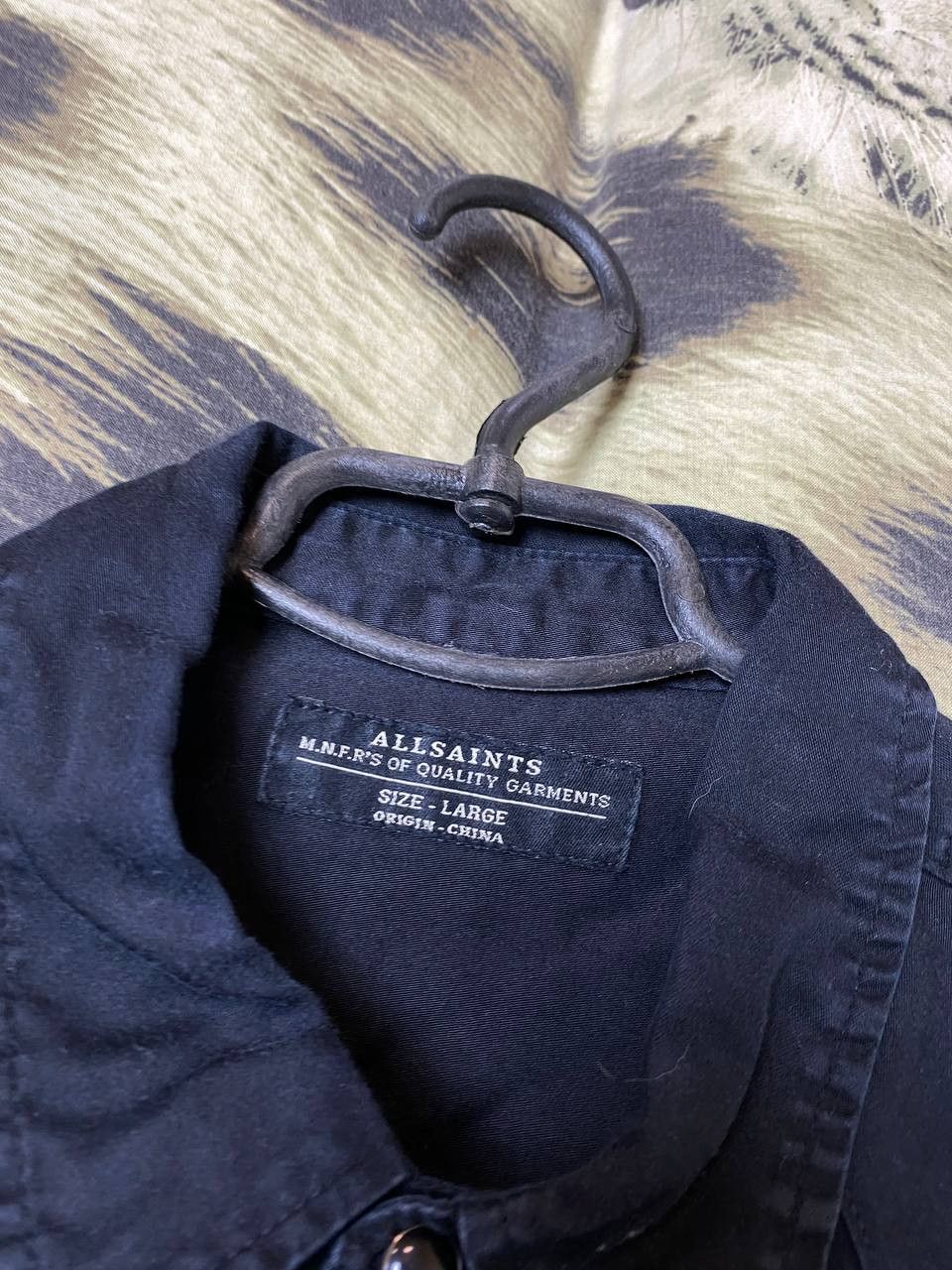 Allsaints × Vintage Allsaints Monte Shirt Denim Overshot Long Sleeve Buttons Size US L / EU 52-54 / 3 - 2 Thumbnail