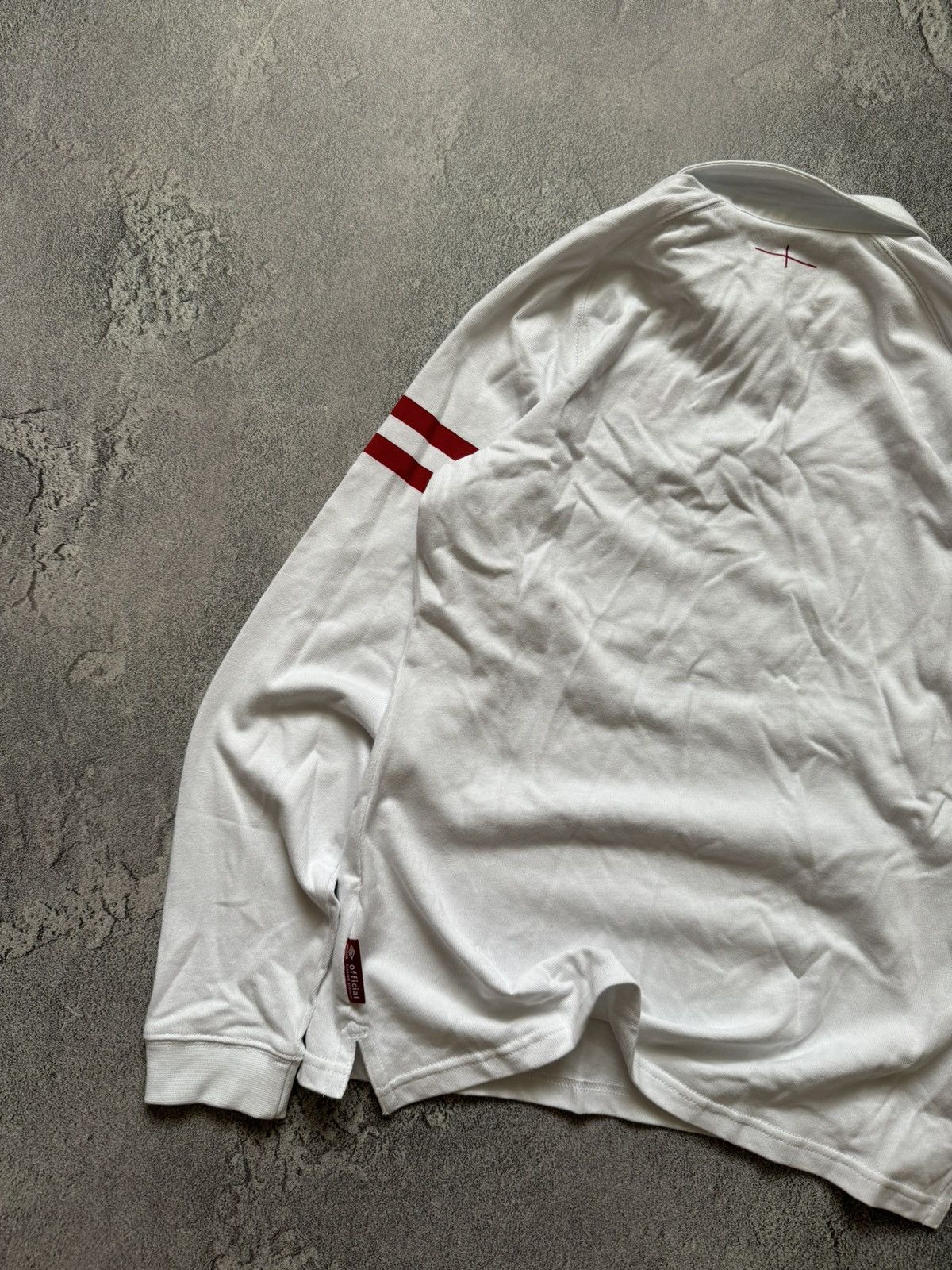 Umbro × Vintage Umbro M Wmns England 🏴󠁧󠁢󠁥󠁮󠁧󠁿 rugby polo long sleeve soccer tee Size M / US 6-8 / IT 42-44 - 14 Thumbnail