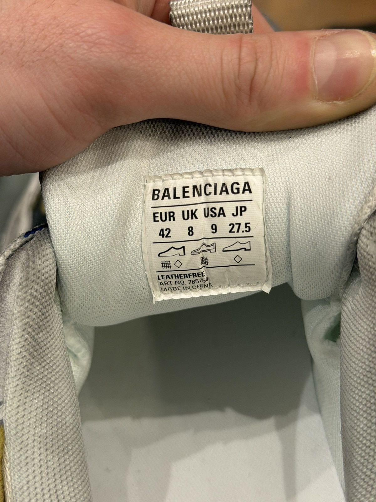Balenciaga Balenciaga Cargo Sneakers - Blue/Grey Size US 9 / EU 42 - 5 Thumbnail