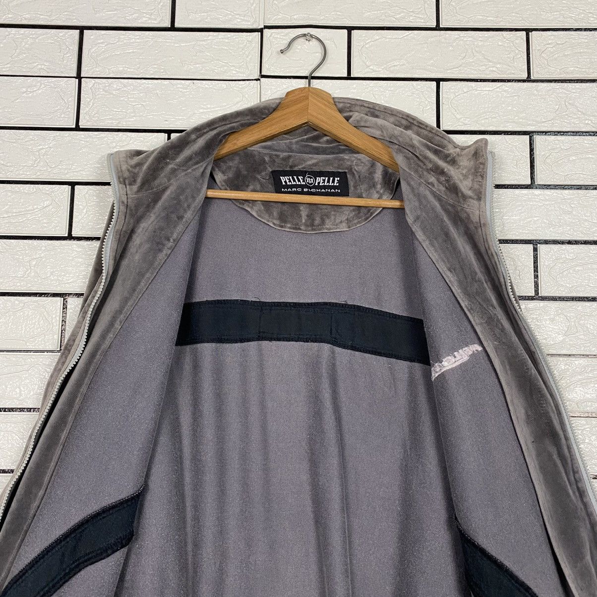 Marc Buchanan 🔥VINTAGE BOMBER JACKET ZIPPER MARC BUCHANAN PELLE PELLE Size US XL / EU 56 / 4 - 14 Thumbnail
