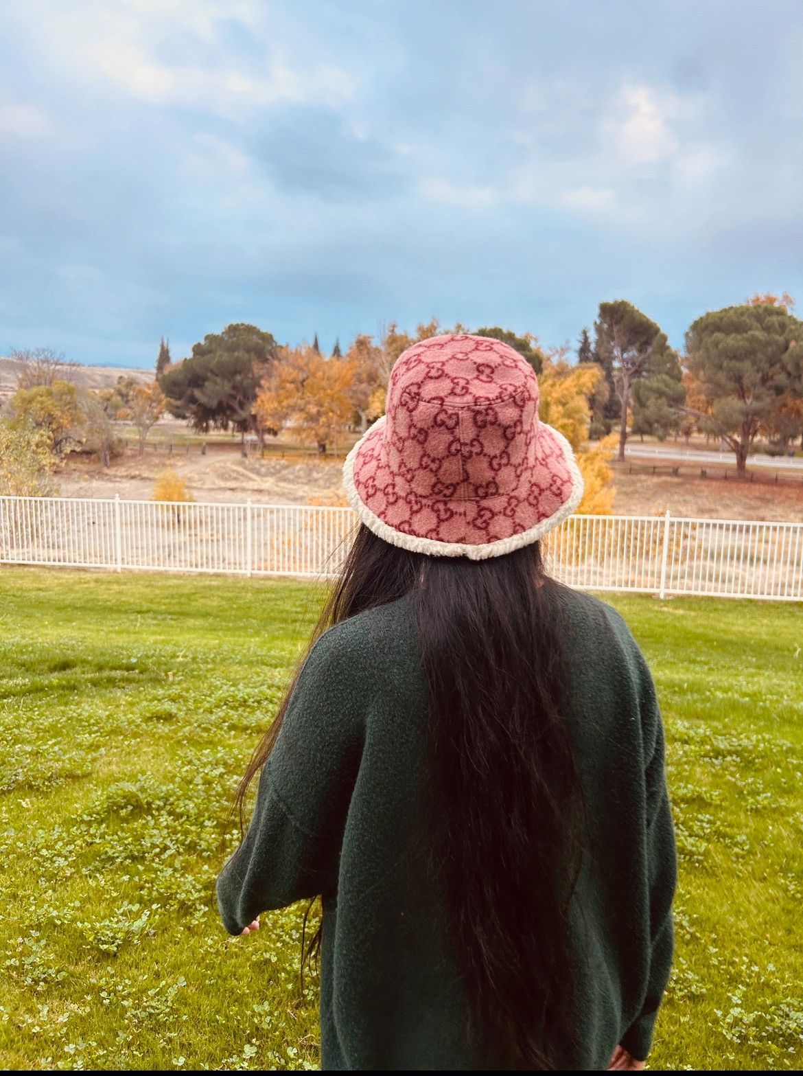 Gucci Gucci Pink Wool GG Bucket Hat Size ONE SIZE - 4 Thumbnail