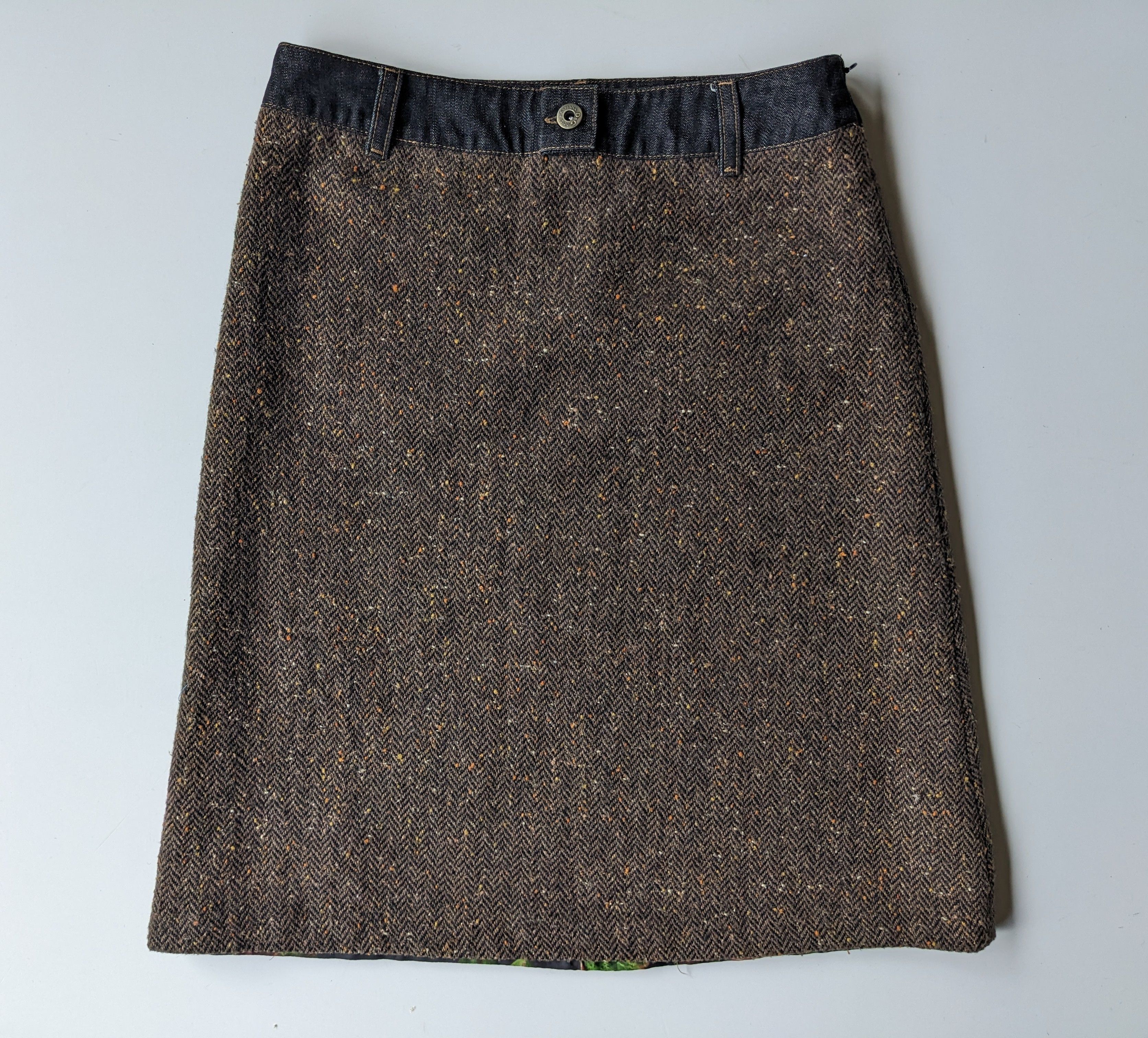 Dolce & Gabbana Dolce & Gabbana floral wool mini midi skirt Size 29" - 3 Thumbnail
