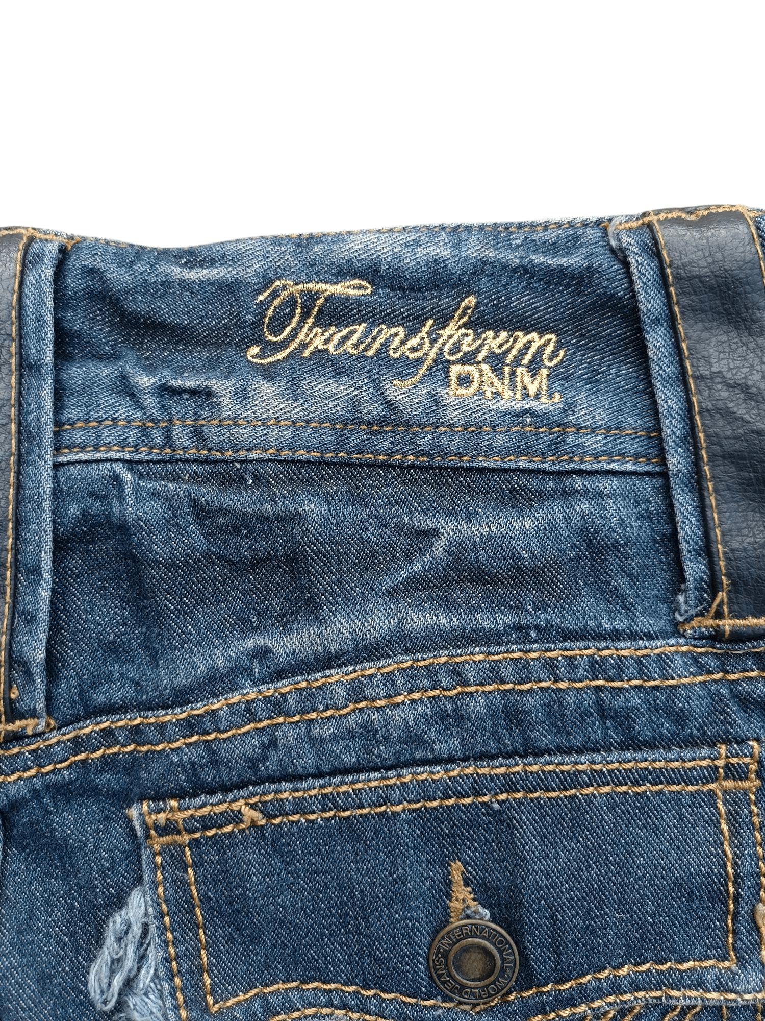 Japanese Brand × Seditionaries VTG Xfrm Japan Punk Style Stud Flare Distressed Jeans E253 Size US 29 - 13 Thumbnail