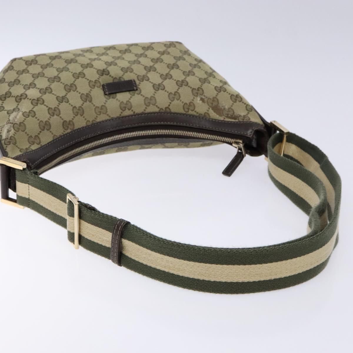 Gucci GUCCI GG Canvas Shoulder Bag Beige Gold Size ONE SIZE - 7 Thumbnail