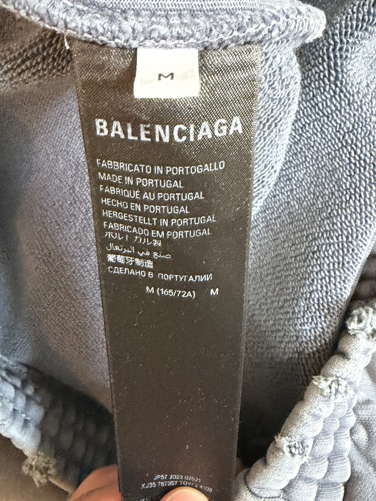Balenciaga See Now Buy Now Baggy Sweatpant [M] Size US 32 / EU 48 - 6 Thumbnail