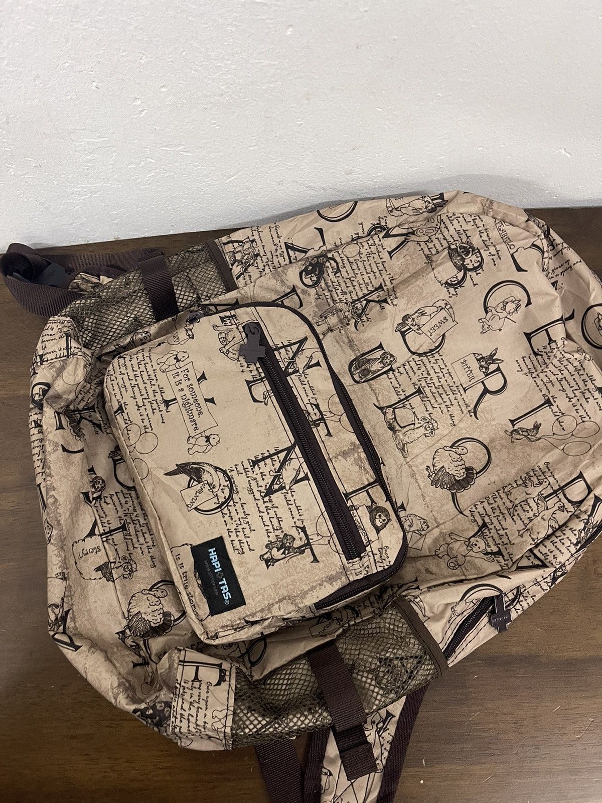 Japanese Brand Unisex HAPI+TAS Fullprint nylon bagpack Size ONE SIZE - 13 Thumbnail