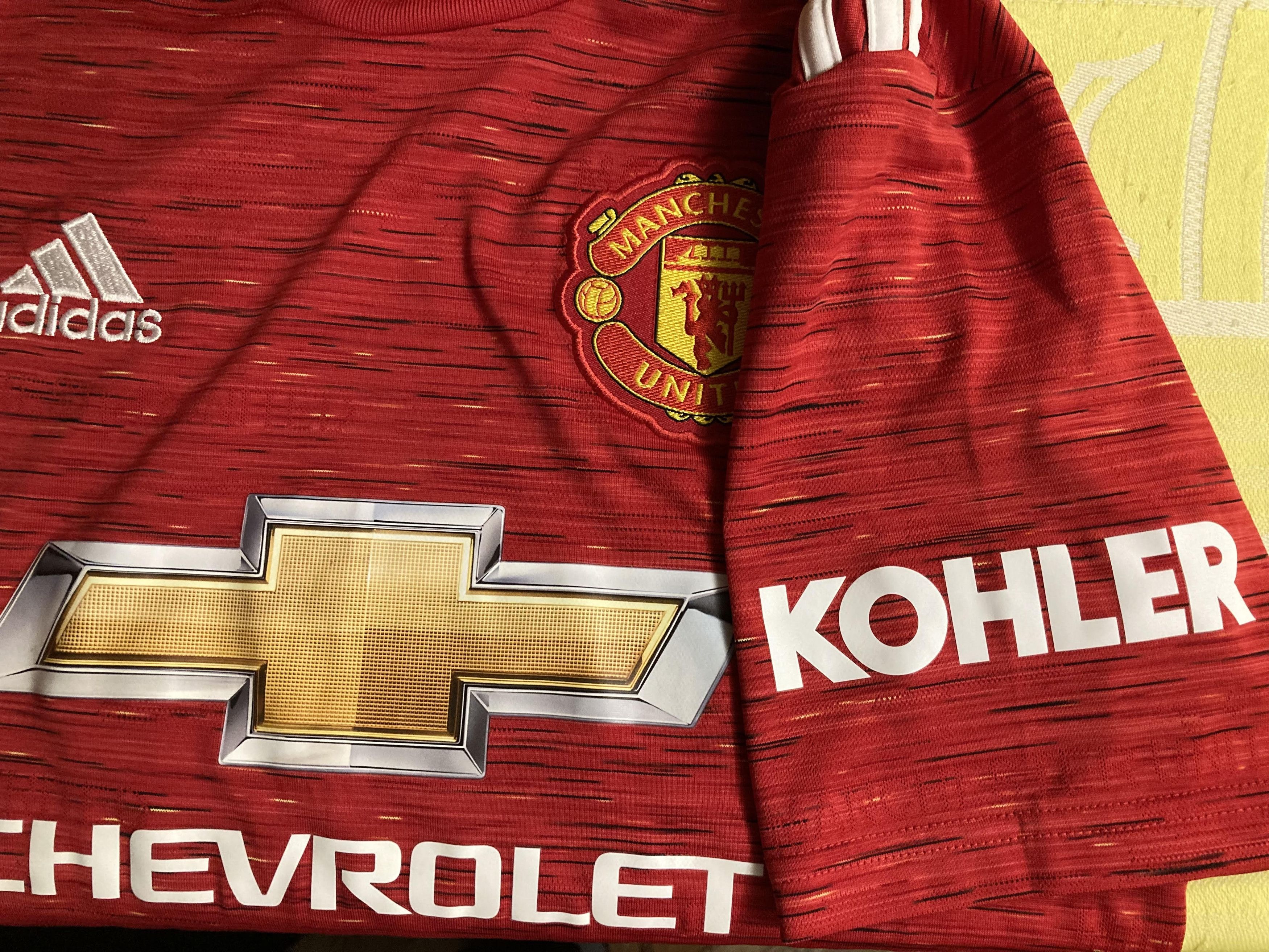 Adidas Adidas Manchester United 2020-2021 Home Jersey Shirt Size US S / EU 44-46 / 1 - 8 Thumbnail