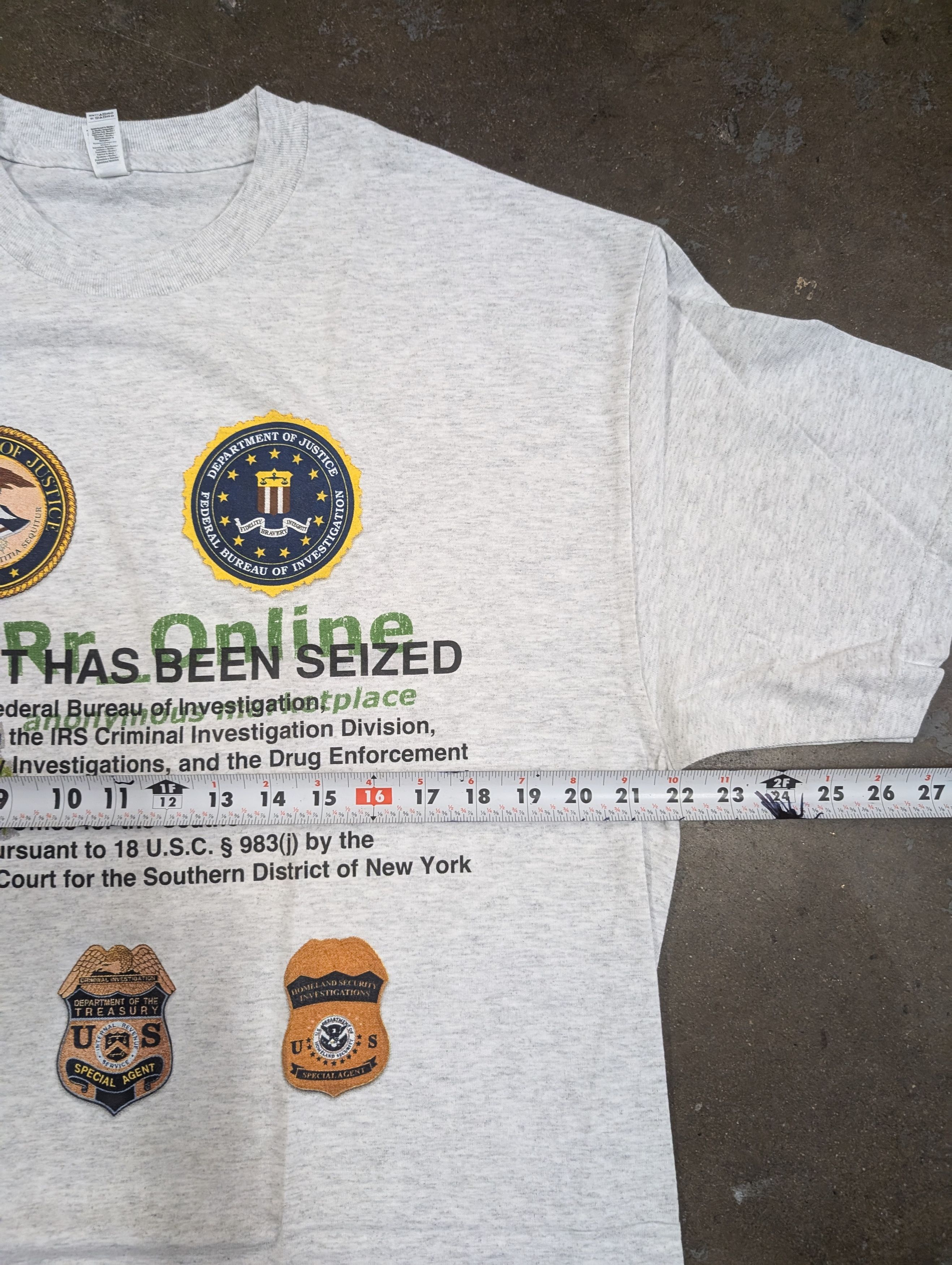 Other Kankan RR Really Rich FBI Seized Silk Road shirt Size US XL / EU 56 / 4 - 3 Thumbnail