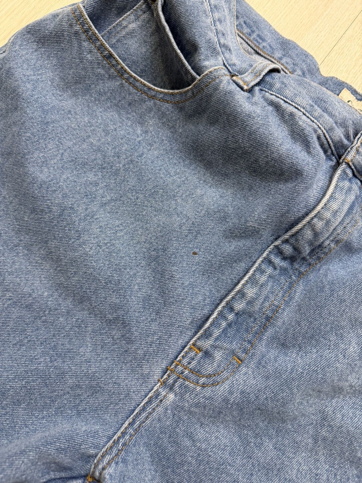 Other Vintage Great Land Light Wash Jean Shorts Size US 38 / EU 54 - 4 Thumbnail