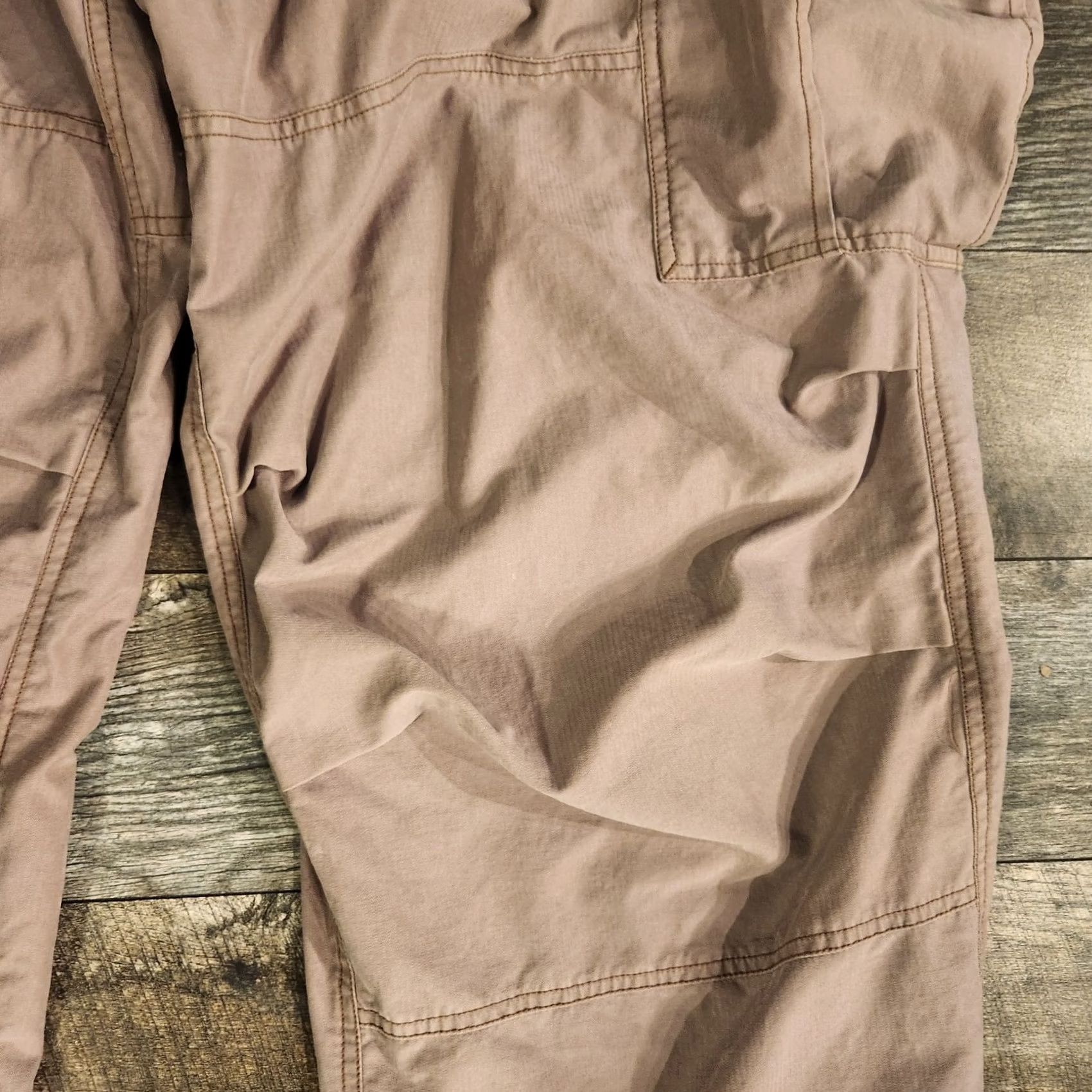 Abercrombie & Fitch VINTAGE Abercrombie Fitch Pants Mens Large Tan Cargo Paratrooper Baggy Y2K Size US 33 - 5 Thumbnail
