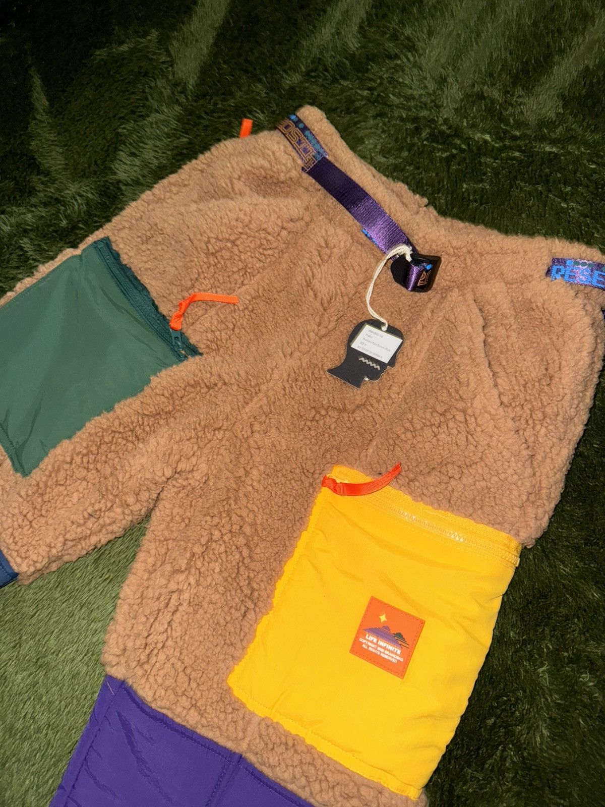 Brain Dead [M] Brain Dead Multi-Pocket Detail Fleece Runner Pants Brown Size US 33 - 2 Thumbnail