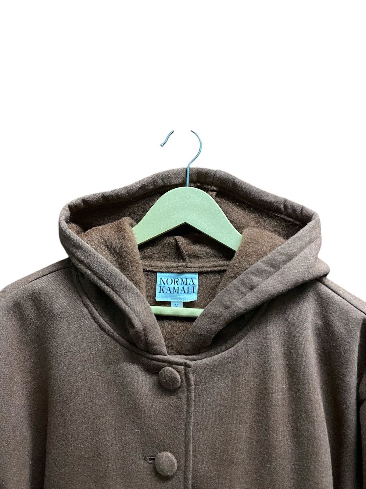 Norma Kamali NORMA KAMALI Wool hooded Jacket women Size M / US 6-8 / IT 42-44 - 4 Thumbnail
