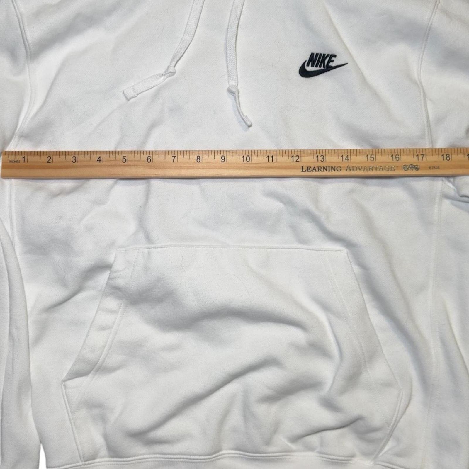 Nike Nike embroidered hoodie white Size US M / EU 48-50 / 2 - 5 Thumbnail