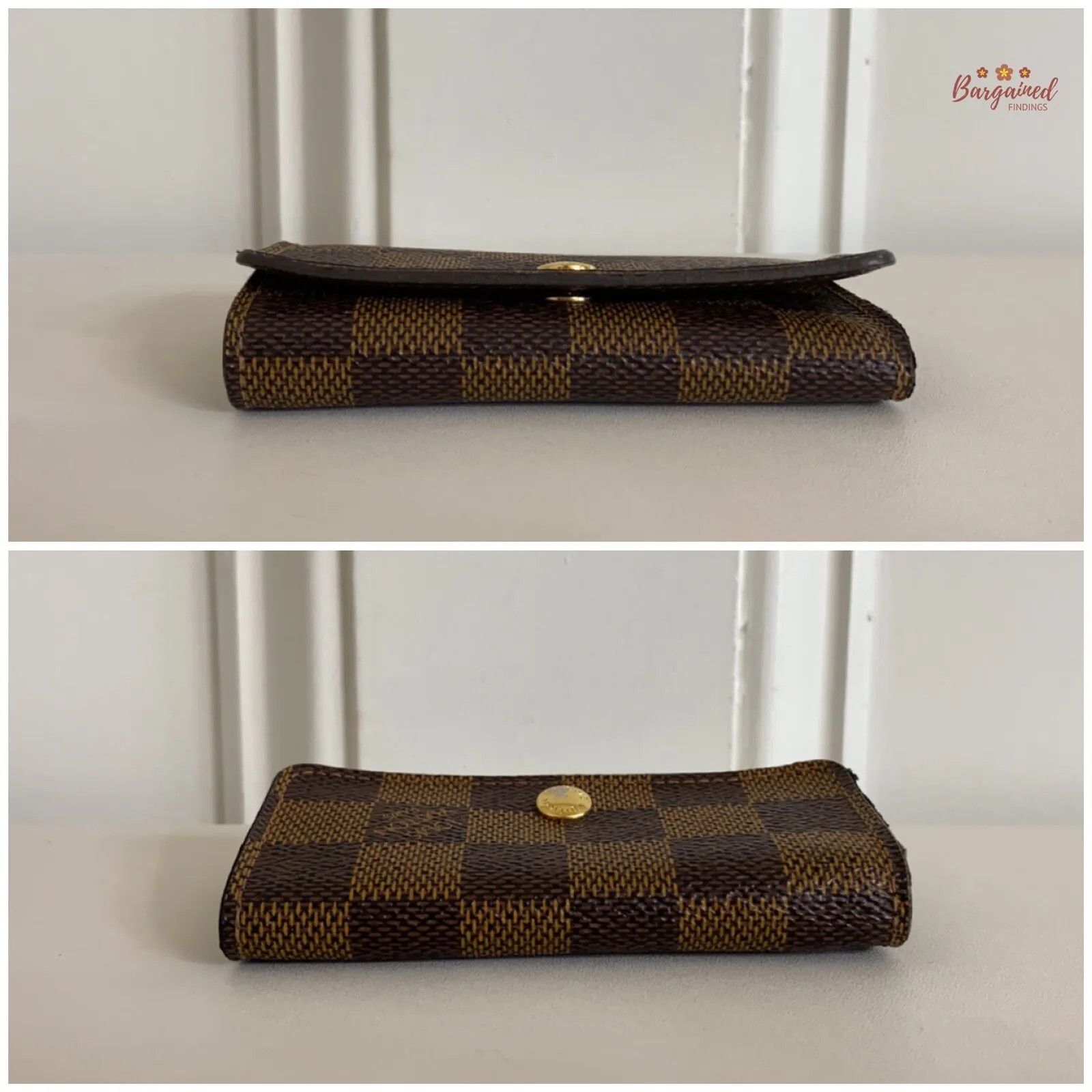 Louis Vuitton Louis Vuitton Damier Ebene Canvas Leather 4 Key Holder Size ONE SIZE - 2 Thumbnail